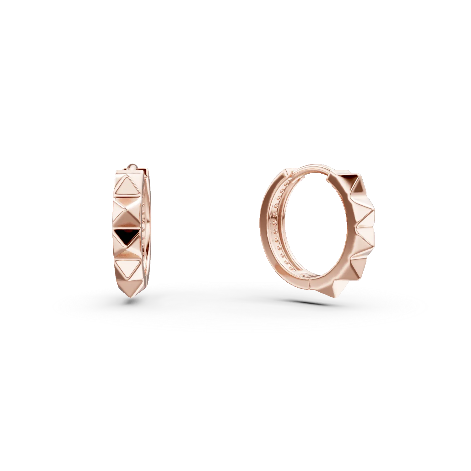 Cercei rotunzi cu tortite din aur roz Apparel & Accessories > Jewelry > Earrings DAAR 2 Cercei rotunzi cu tortite din aur roz Apparel & Accessories > Jewelry > Earrings DAAR 2