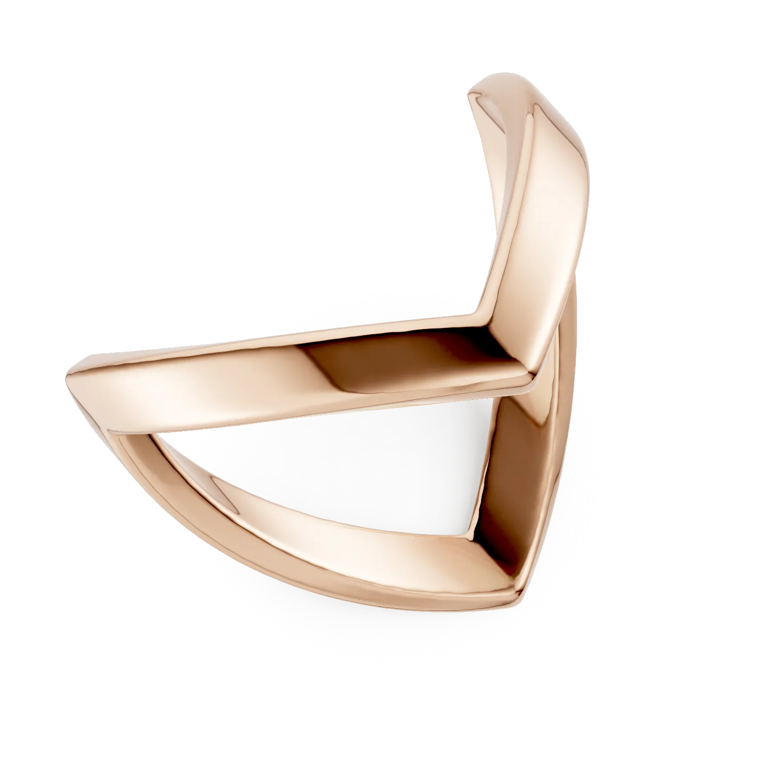 Inel minimalist din aur roz