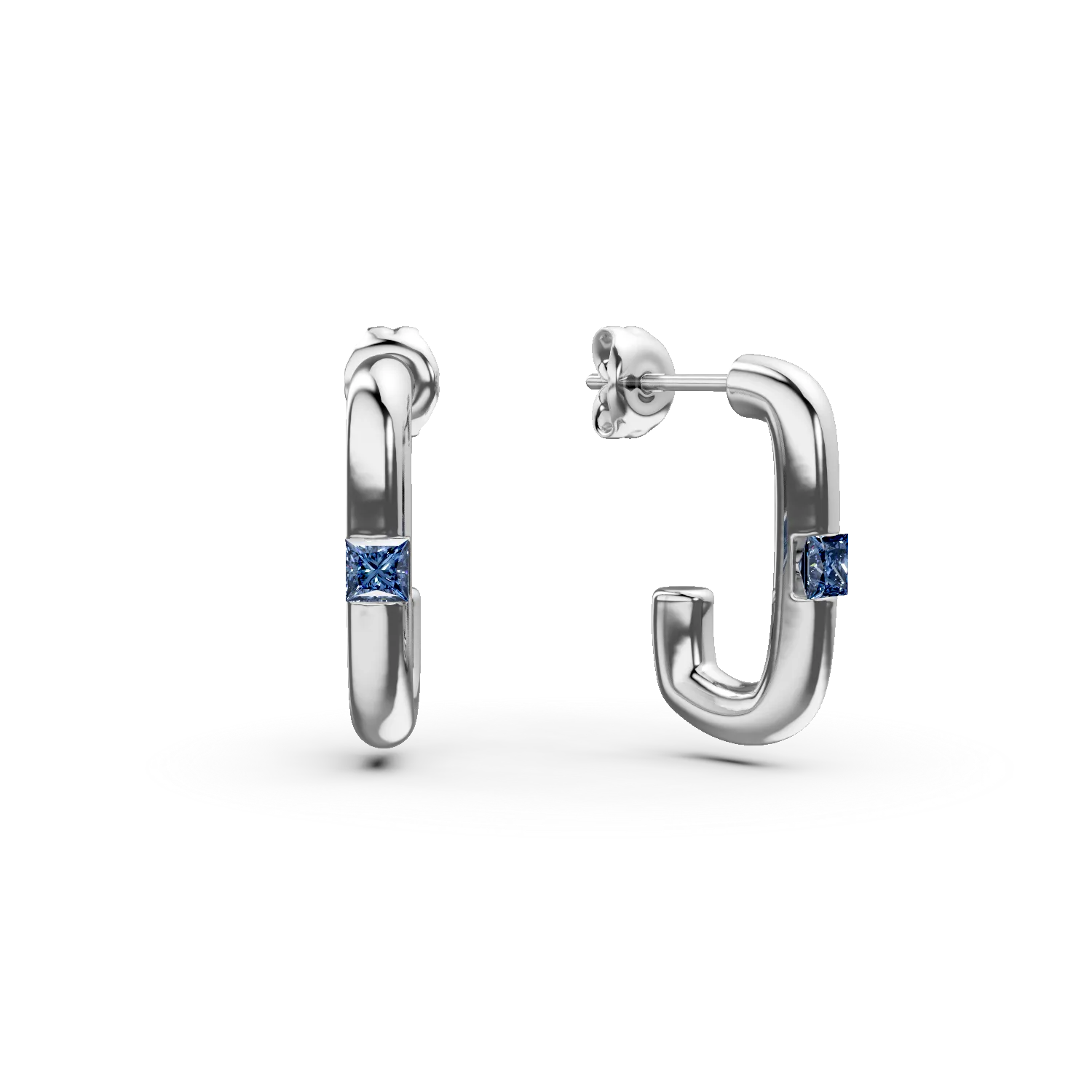 Cercei minimalisti din argint cu zirconii albastre Apparel & Accessories > Jewelry > Earrings DAAR 2 Cercei minimalisti din argint cu zirconii albastre Apparel & Accessories > Jewelry > Earrings DAAR 2
