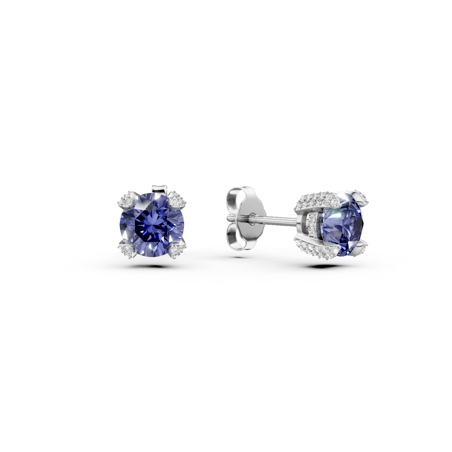 Cercei cu surub din argint cu zirconii albe si albastre Apparel & Accessories > Jewelry > Earrings DAAR 2 Cercei cu surub din argint cu zirconii albe si albastre Apparel & Accessories > Jewelry > Earrings DAAR 2