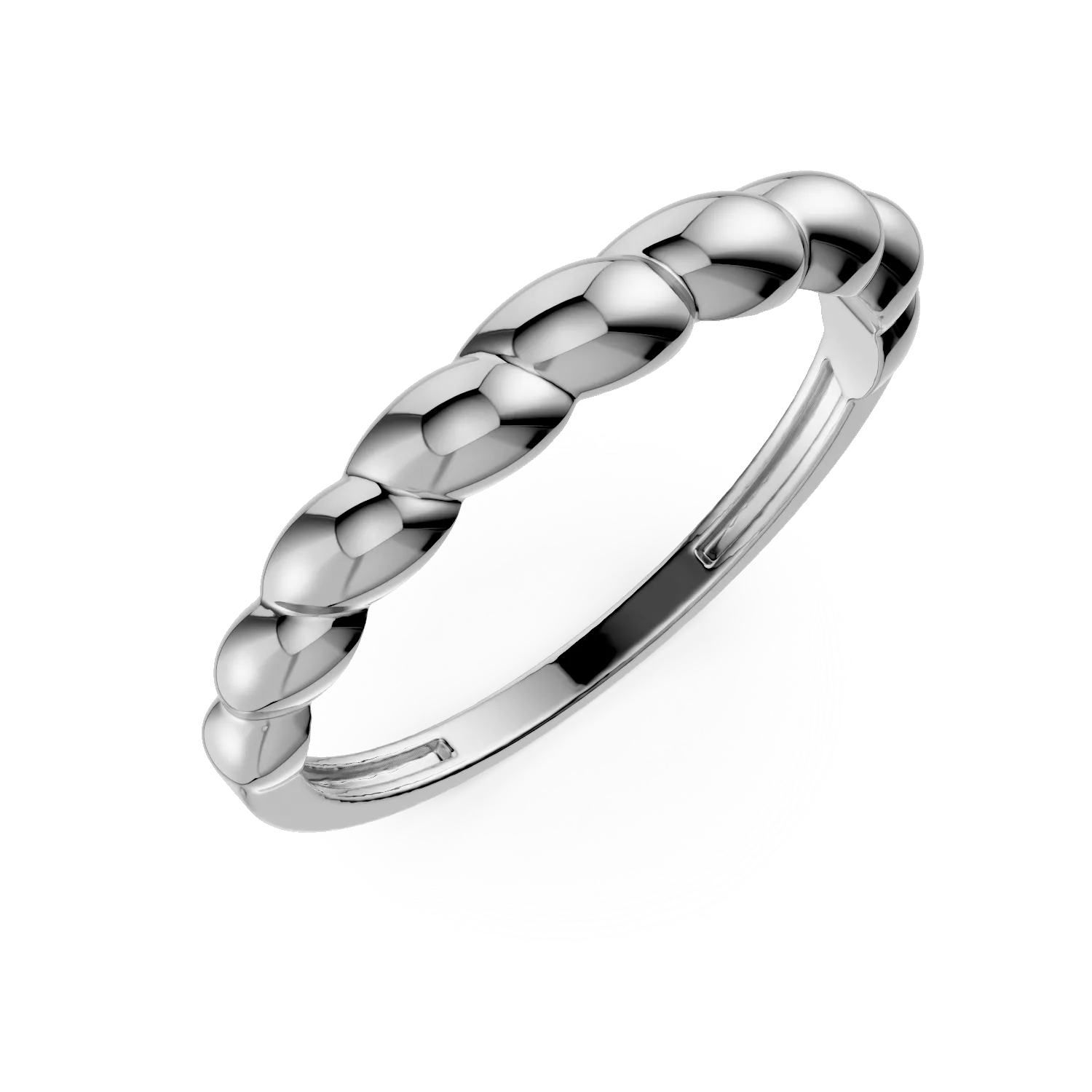 Inel impletit din argint