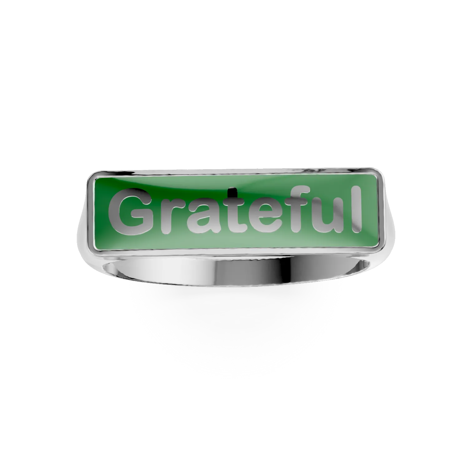 Inel GRATEFUL din argint cu insertii turcoaz