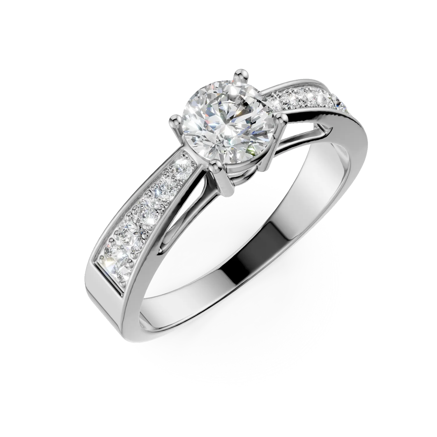 Inel de logodna halo din argint cu zirconii Apparel & Accessories > Jewelry > Rings DAAR 2 Inel de logodna halo din argint cu zirconii Apparel & Accessories > Jewelry > Rings DAAR 2