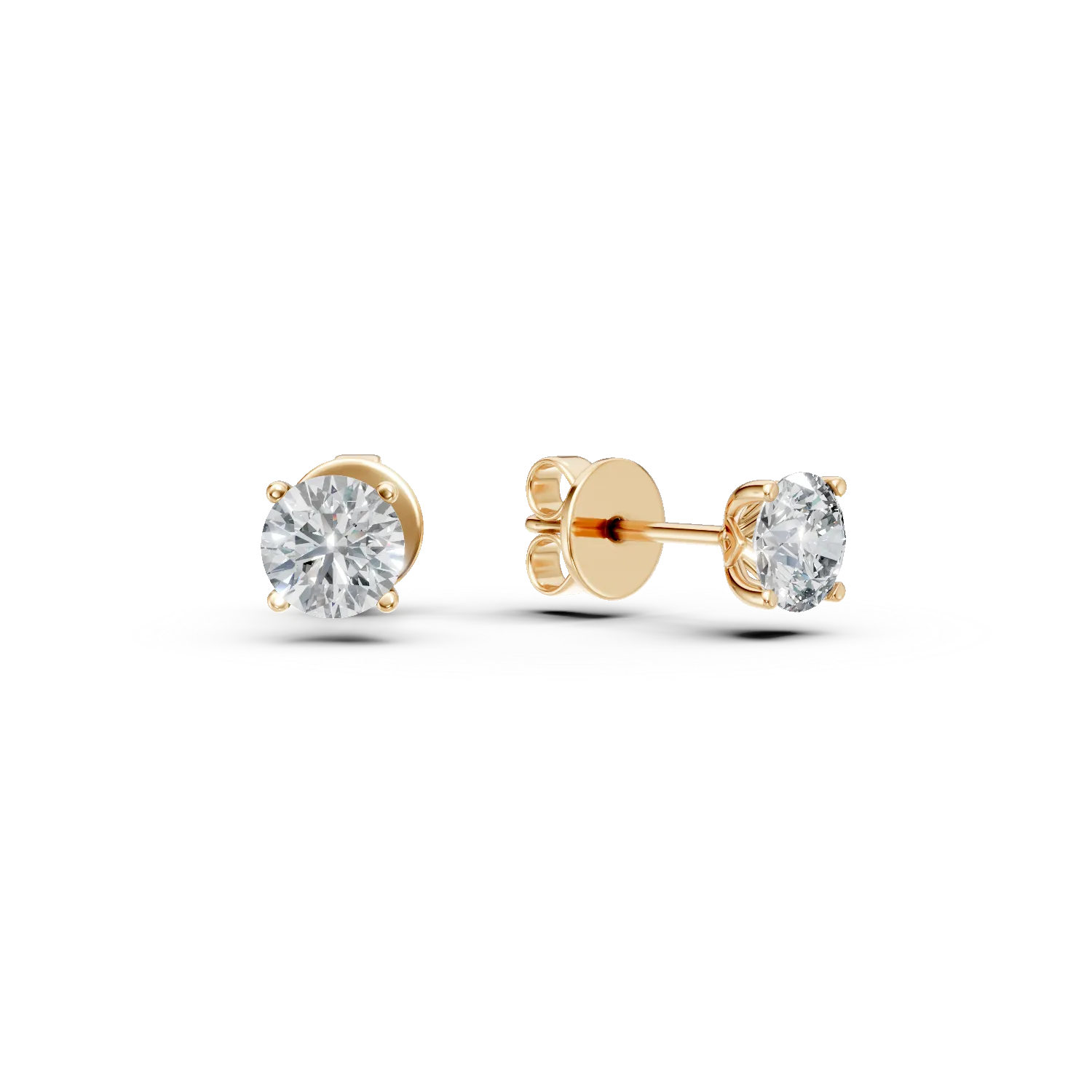 Cercei din aur galben cu diamante solitaire de 0.8ct create in laborator taietura rotunda Apparel & Accessories > Jewelry > Earrings DAAR 2 Cercei din aur galben cu diamante solitaire de 0.8ct create in laborator taietura rotunda Apparel & Accessories > Jewelry > Earrings DAAR 2