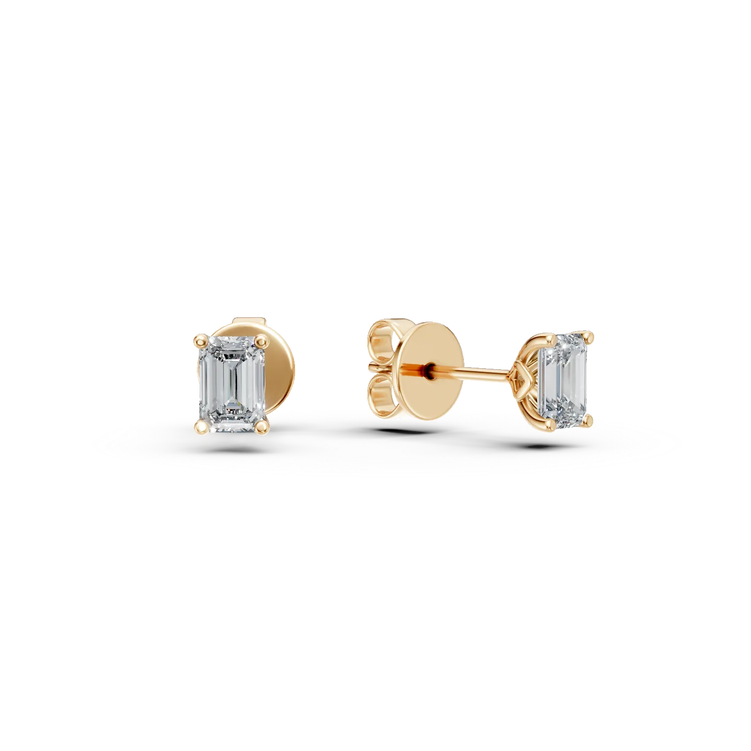 Cercei din aur galben cu diamante solitaire de 0.5ct create in laborator Apparel & Accessories > Jewelry > Earrings DAAR 2 Cercei din aur galben cu diamante solitaire de 0.5ct create in laborator Apparel & Accessories > Jewelry > Earrings DAAR 2