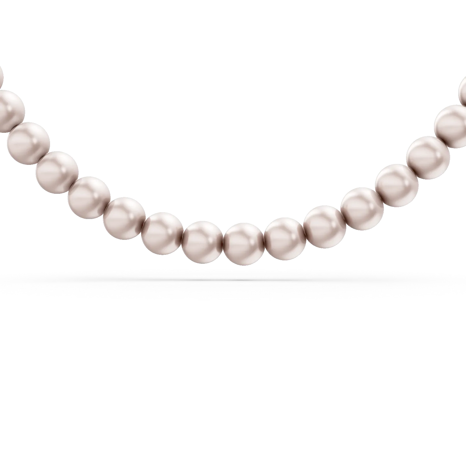 Colier din argint cu perle sintetice