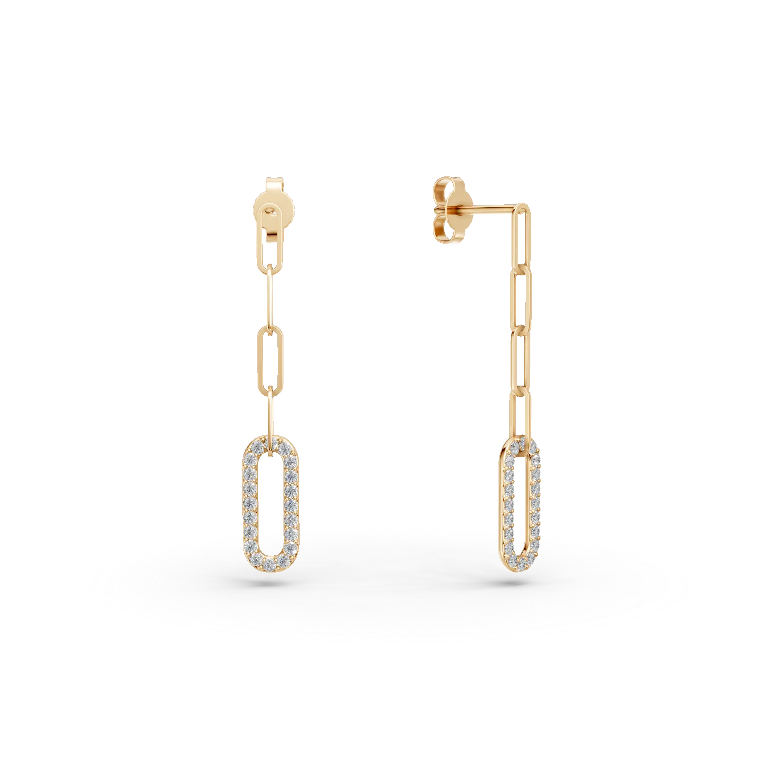 Cercei geometrici din aur galben cu diamante de 0.2ct create in laborator Apparel & Accessories > Jewelry > Earrings DAAR 2 Cercei geometrici din aur galben cu diamante de 0.2ct create in laborator Apparel & Accessories > Jewelry > Earrings DAAR 2