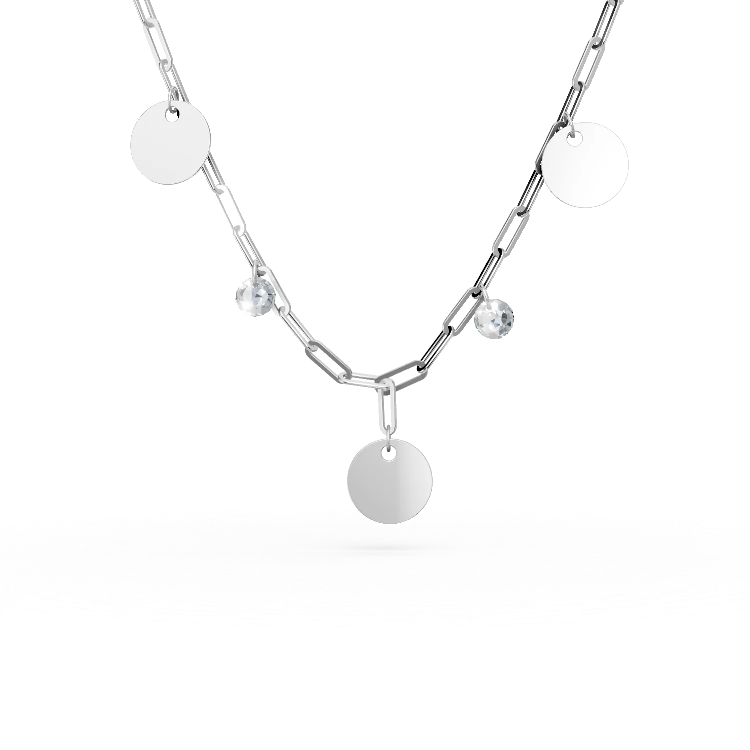 Colier cu charmuri din argint