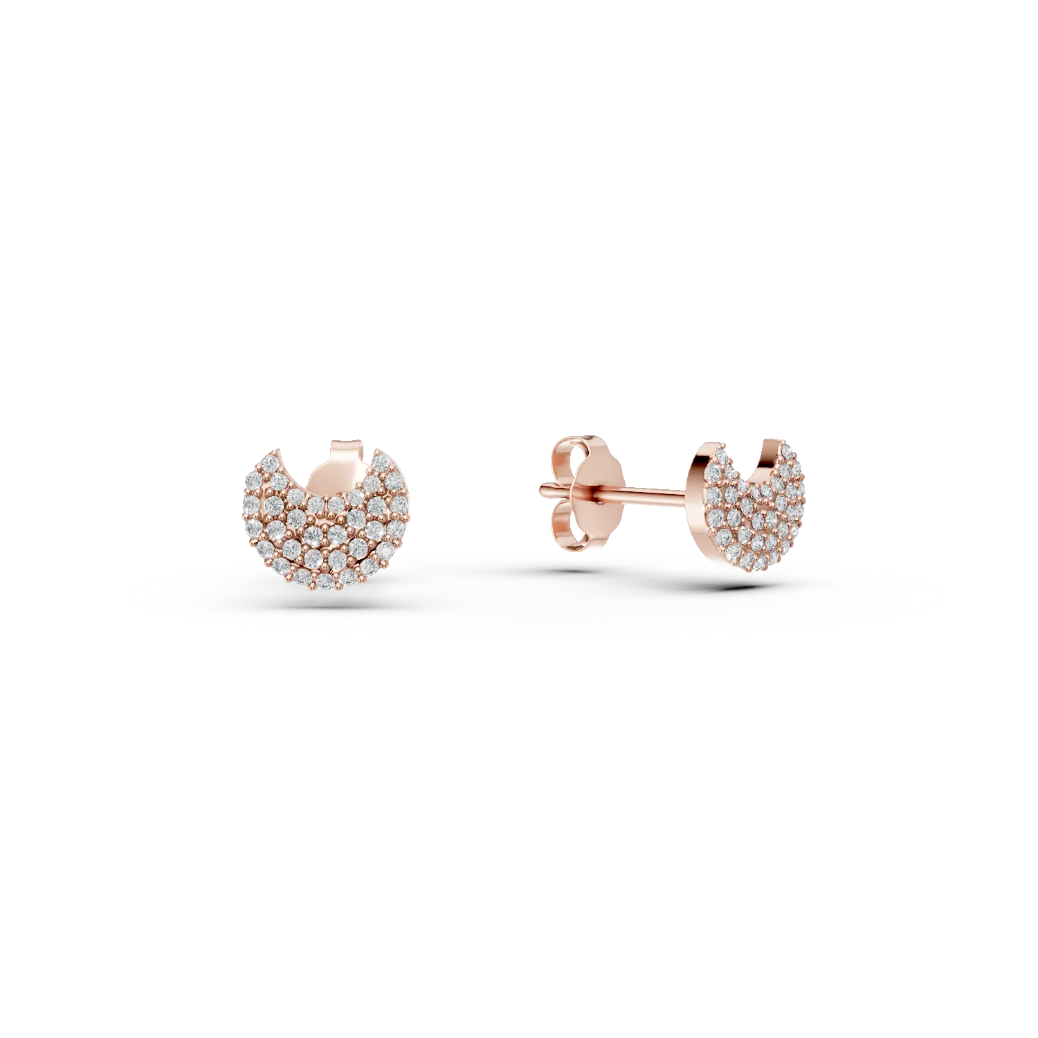 Cercei semiluna din argint roz cu zirconii Apparel & Accessories > Jewelry > Earrings DAAR 2 Cercei semiluna din argint roz cu zirconii Apparel & Accessories > Jewelry > Earrings DAAR 2