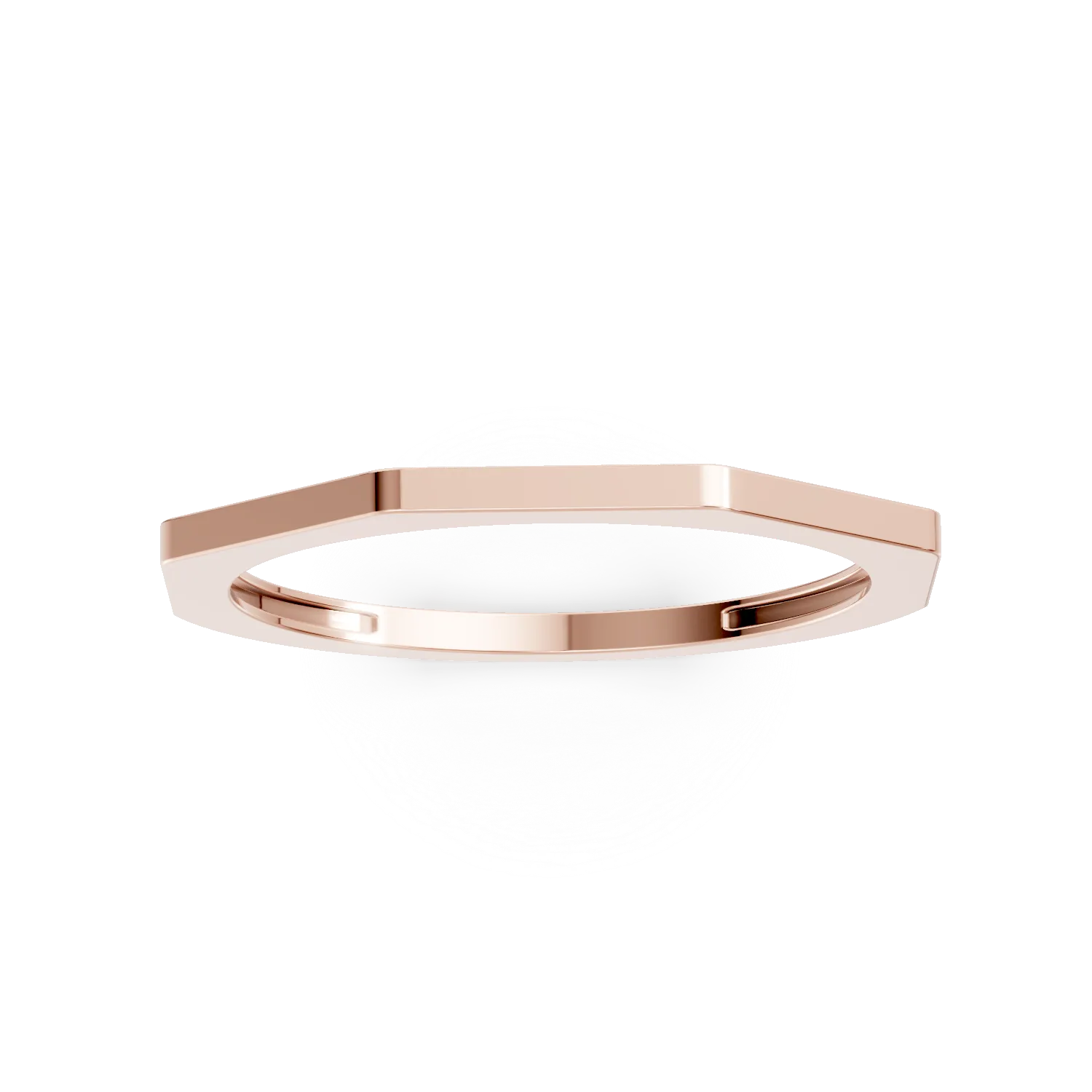 Inel minimalist din aur roz