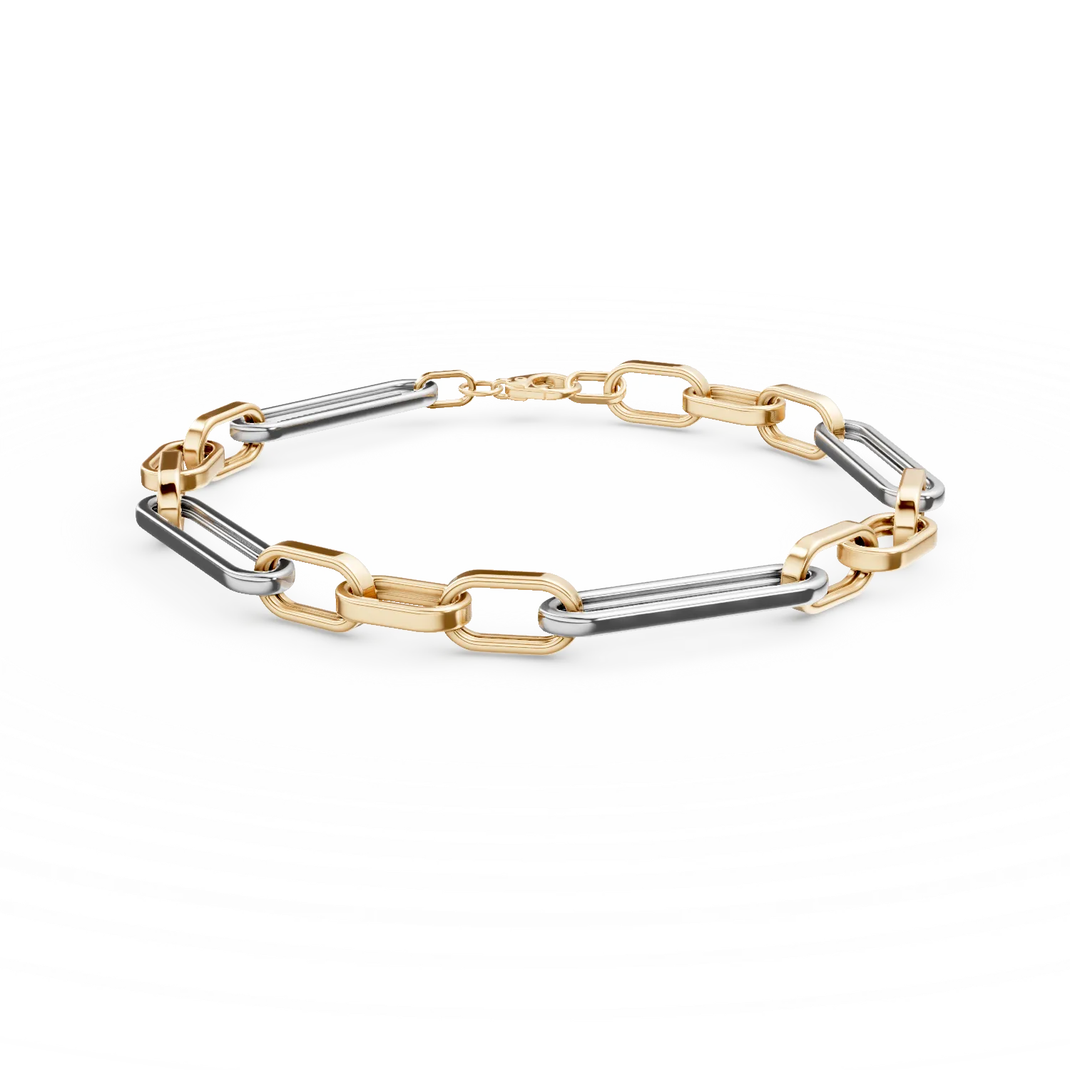 Bratara minimalista din aur alb-galben Apparel & Accessories > Jewelry > Bracelets DAAR 2 Bratara minimalista din aur alb-galben Apparel & Accessories > Jewelry > Bracelets DAAR 2