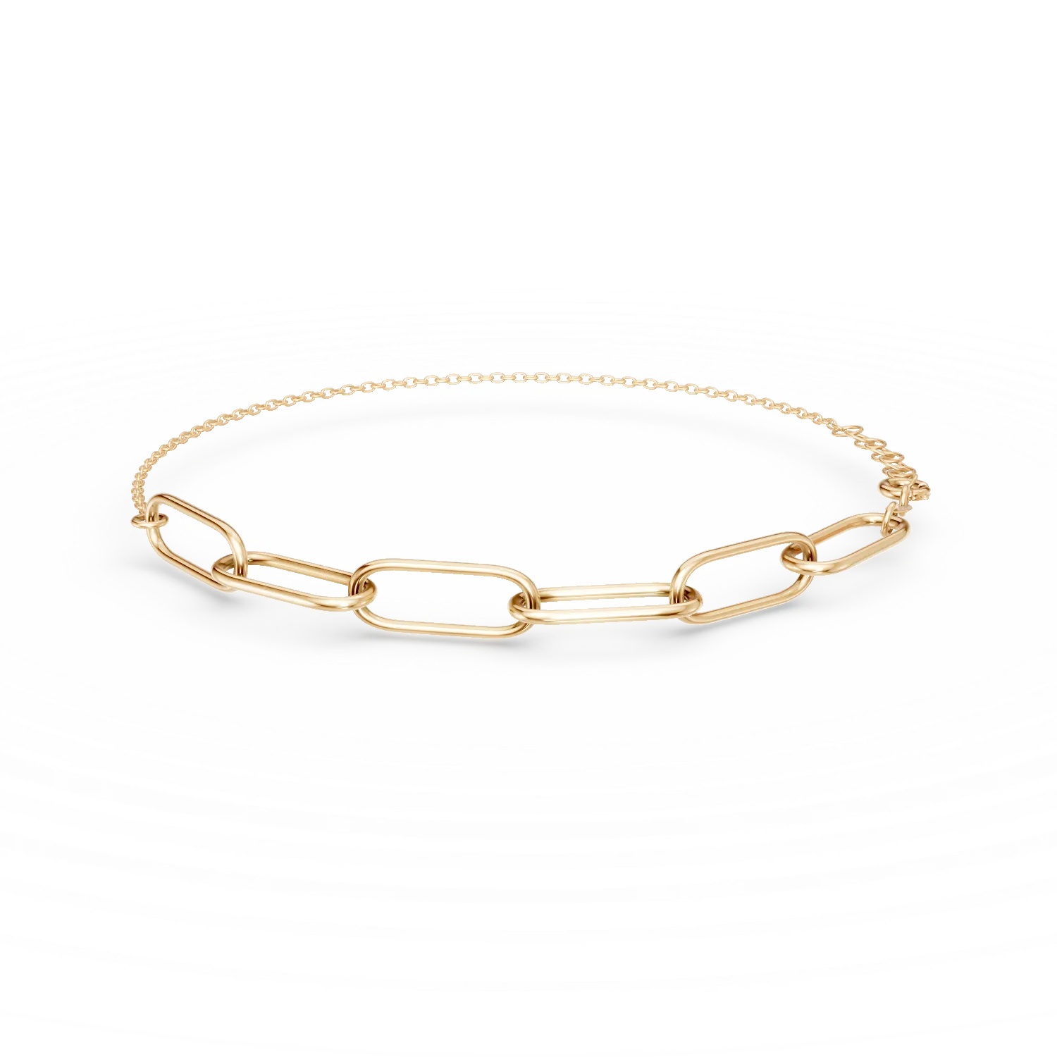 Bratara cu detalii geometrice din aur galben