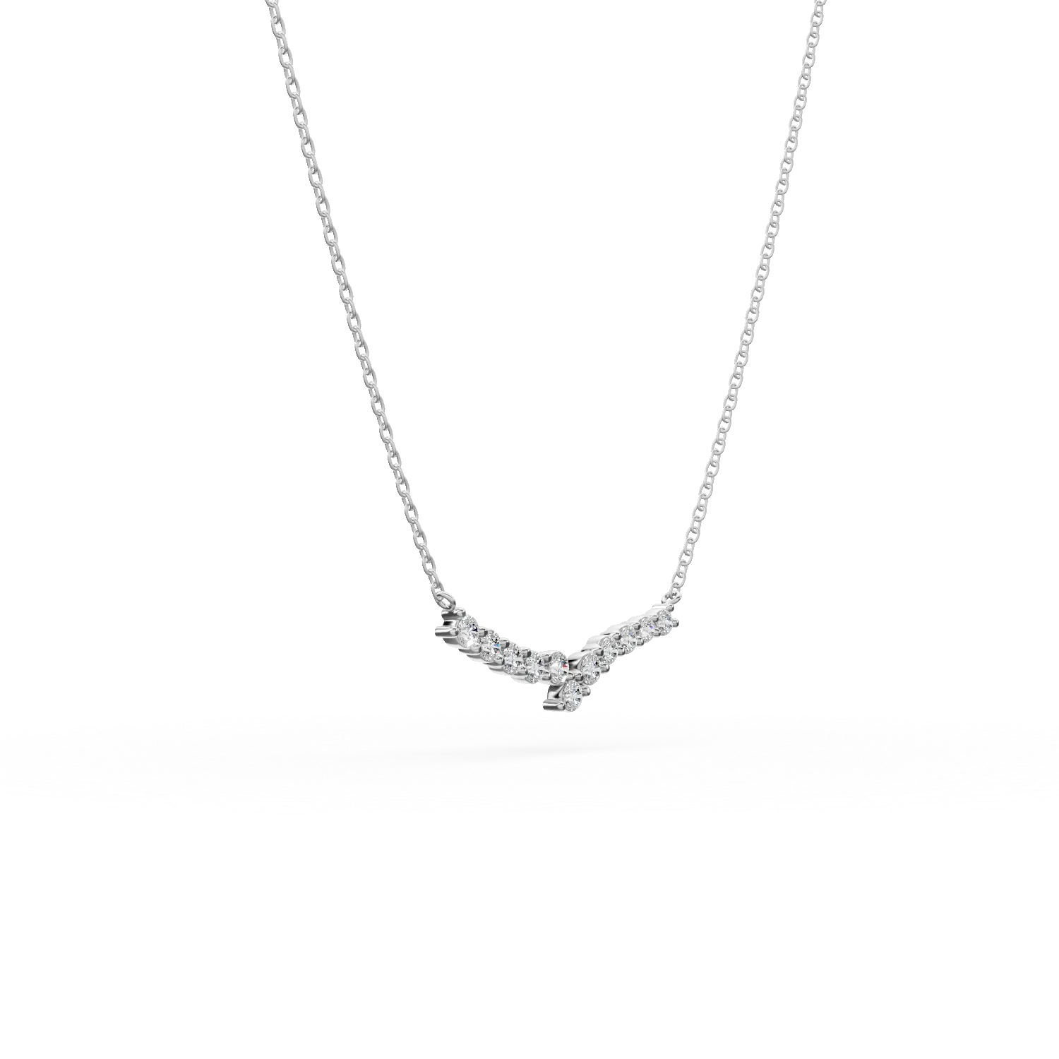 Colier din platina cu diamante de 0.5ct