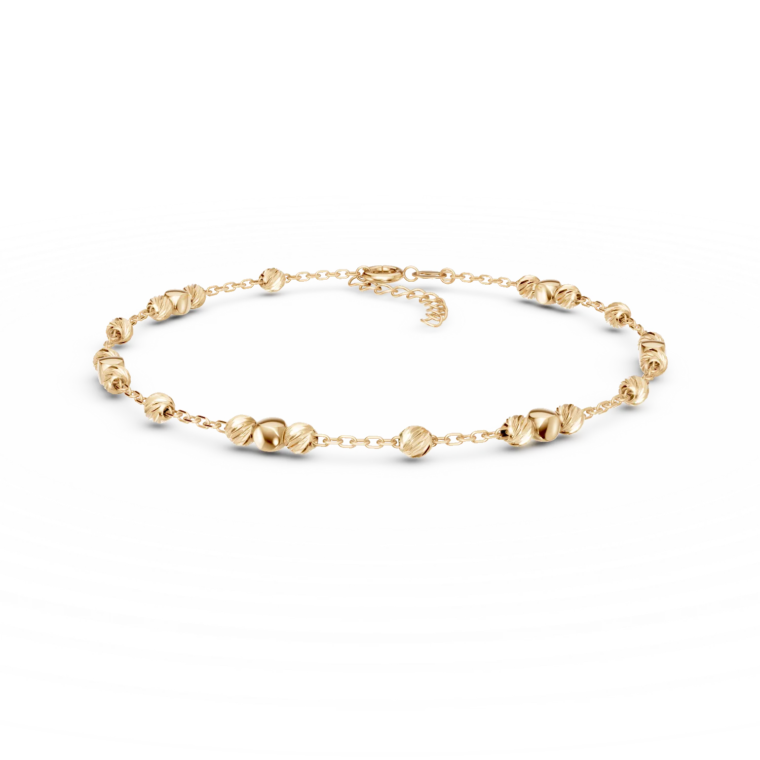 Bratara minimalista din aur galben