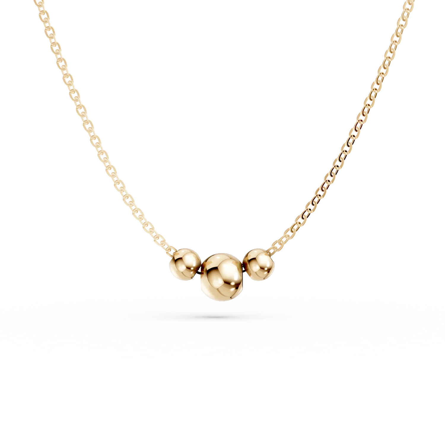 Lant cu pandantiv minimalist din aur galben Apparel & Accessories > Jewelry > Necklaces DAAR 2 Lant cu pandantiv minimalist din aur galben Apparel & Accessories > Jewelry > Necklaces DAAR 2