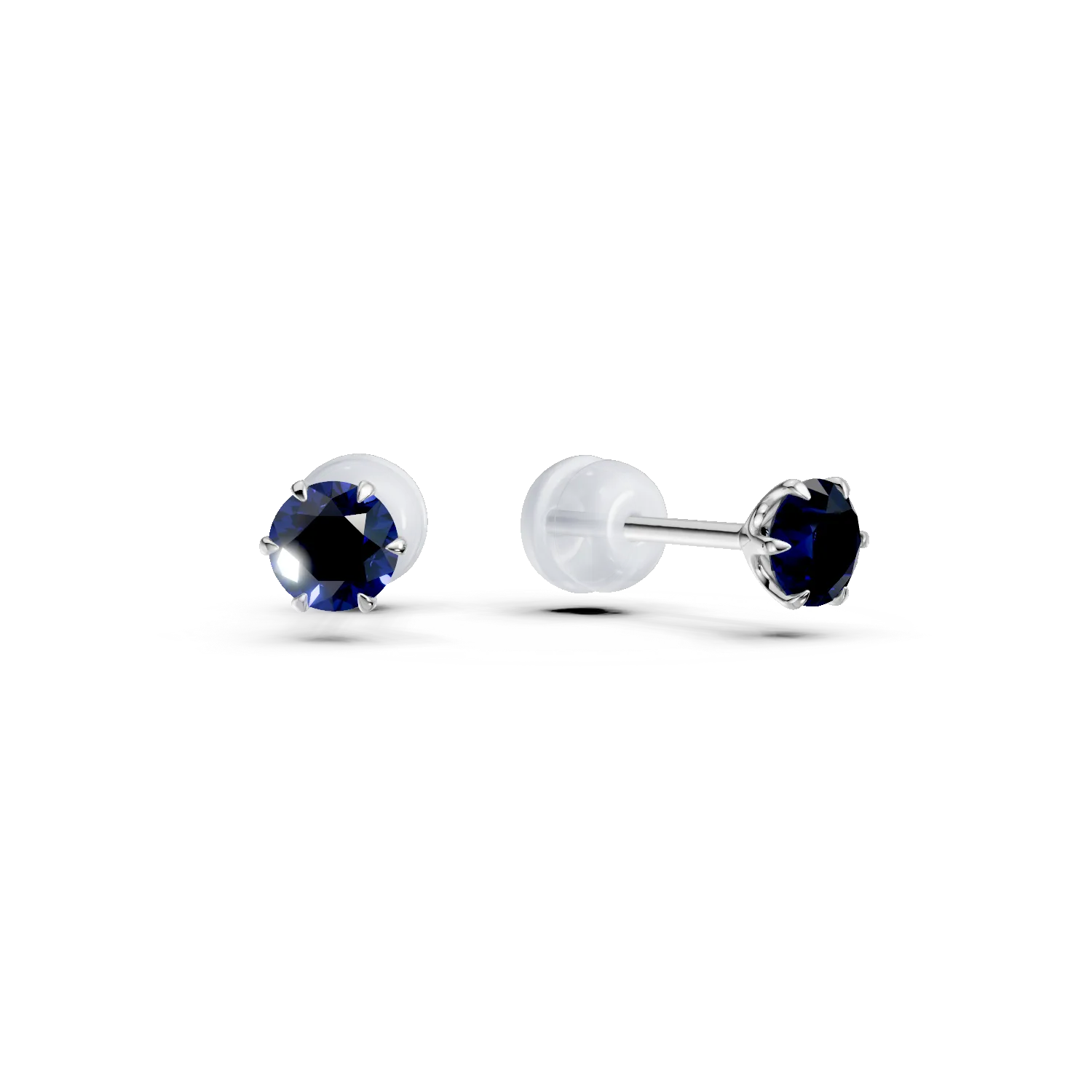 Cercei minimalisti din aur alb cu safire de 0.2ct Apparel & Accessories > Jewelry > Earrings DAAR 2 Cercei minimalisti din aur alb cu safire de 0.2ct Apparel & Accessories > Jewelry > Earrings DAAR 2