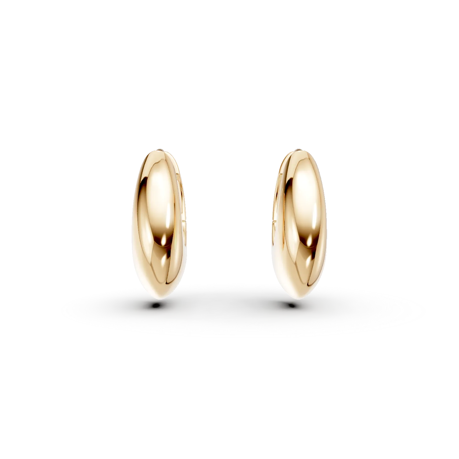 Cercei creole din argint galben