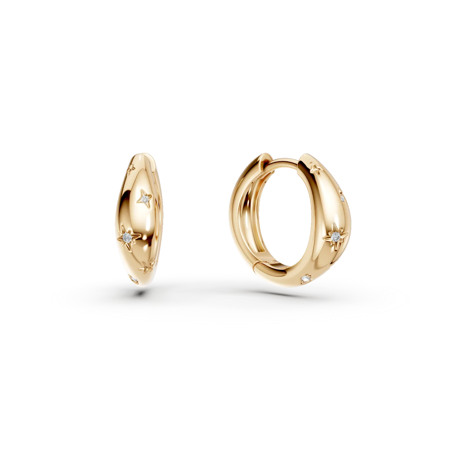 Cercei dubli din argint galben cu zirconii Apparel & Accessories > Jewelry > Earrings DAAR 2 Cercei dubli din argint galben cu zirconii Apparel & Accessories > Jewelry > Earrings DAAR 2