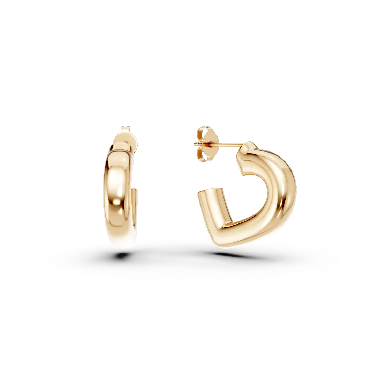 Cercei inimioare din argint galben cu zirconii Apparel & Accessories > Jewelry > Earrings DAAR 2 Cercei inimioare din argint galben cu zirconii Apparel & Accessories > Jewelry > Earrings DAAR 2