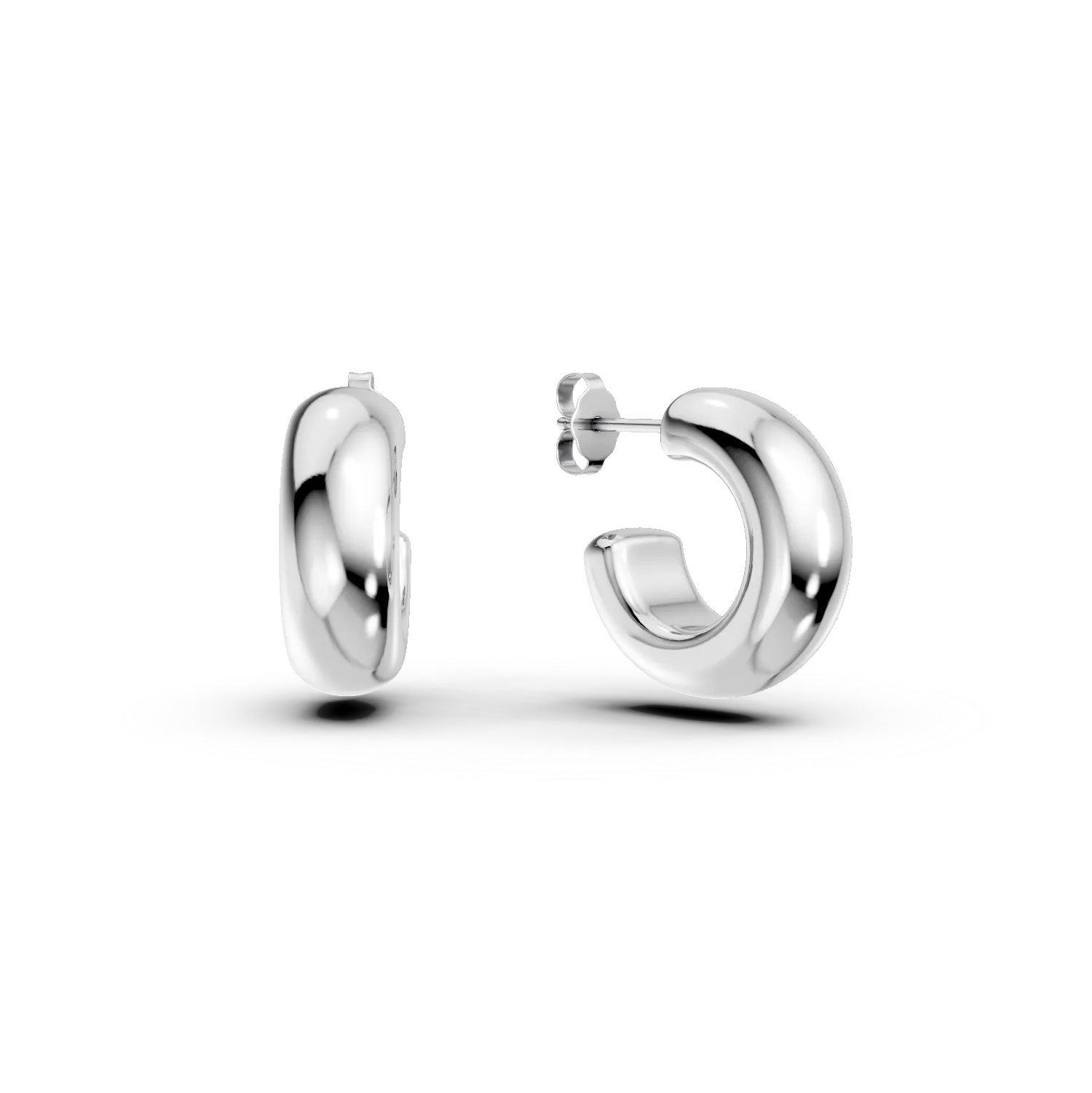 Cercei semi rotunzi din argint Apparel & Accessories > Jewelry > Earrings DAAR 2 Cercei semi rotunzi din argint Apparel & Accessories > Jewelry > Earrings DAAR 2