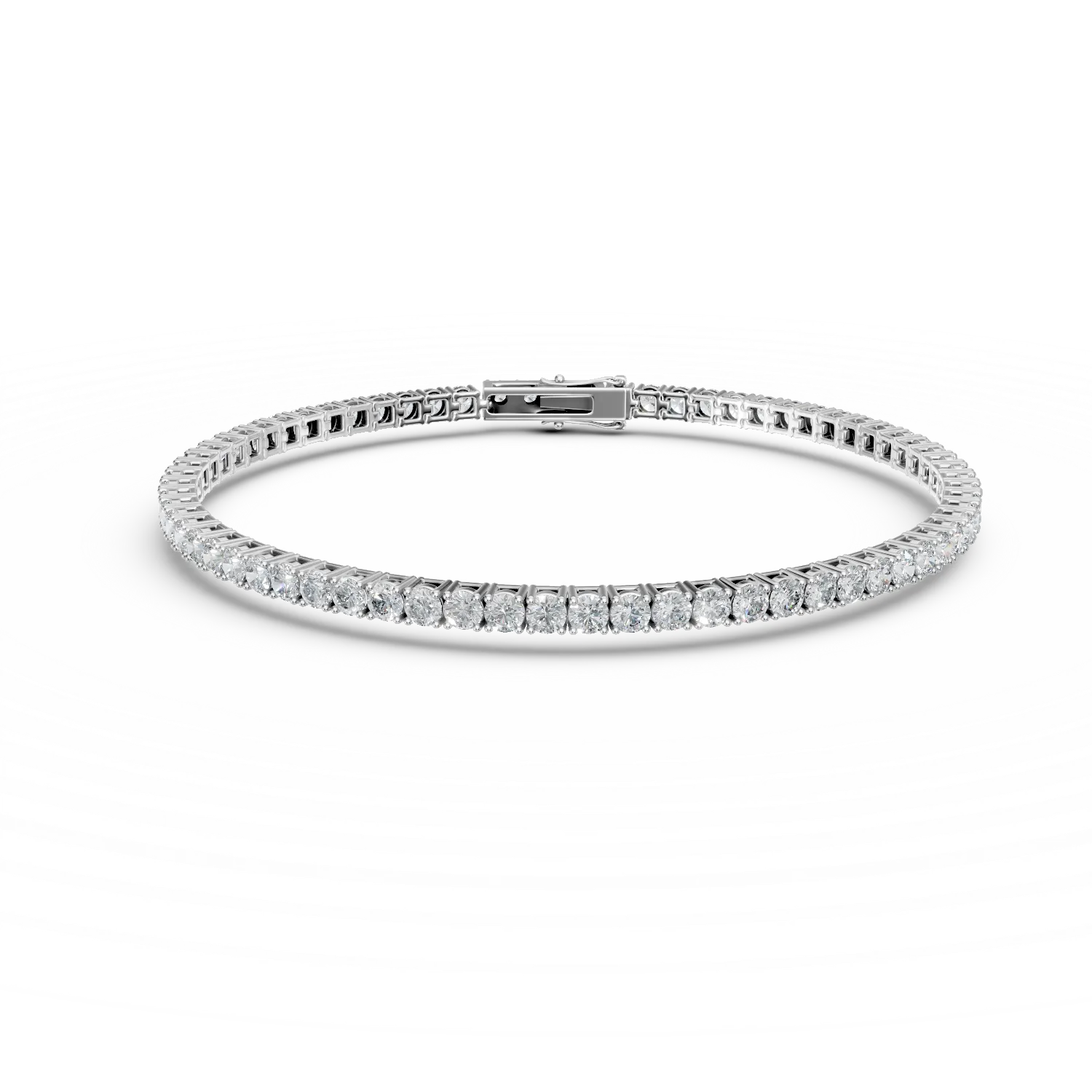 Bratara tennis din argint cu zirconii