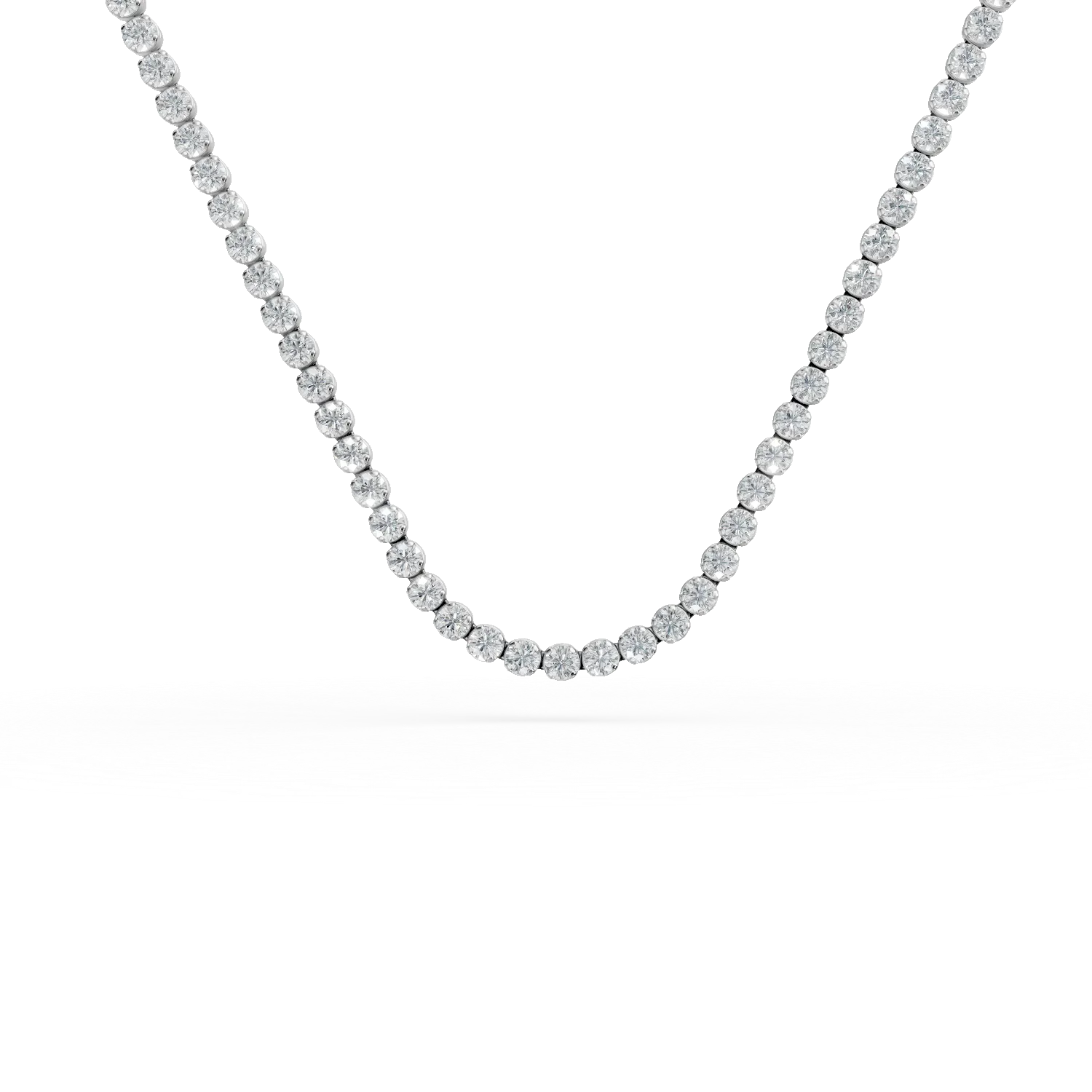 Colier tennis din aur alb cu zirconii Apparel & Accessories > Jewelry > Necklaces DAAR 2 Colier tennis din aur alb cu zirconii Apparel & Accessories > Jewelry > Necklaces DAAR 2