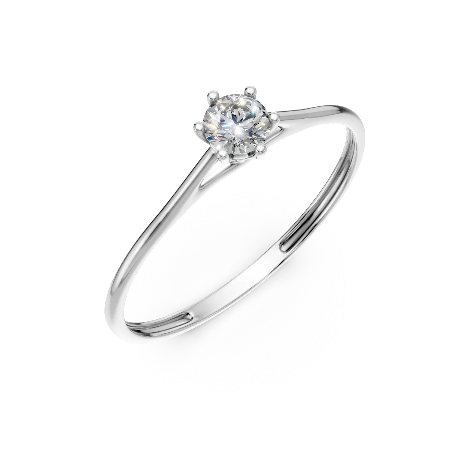 Inel de logodna din aur alb cu diamant solitaire de 0.2ct creat in laborator Apparel & Accessories > Jewelry > Rings DAAR 2 Inel de logodna din aur alb cu diamant solitaire de 0.2ct creat in laborator Apparel & Accessories > Jewelry > Rings DAAR 2