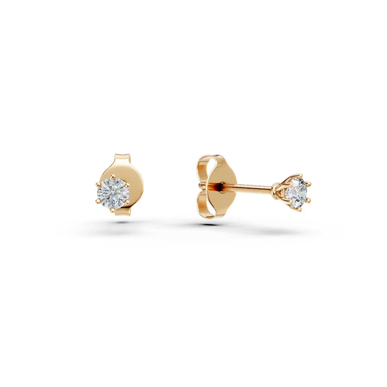 Cercei din aur galben cu diamante de 0.2ct create in laborator Apparel & Accessories > Jewelry > Earrings DAAR 2 Cercei din aur galben cu diamante de 0.2ct create in laborator Apparel & Accessories > Jewelry > Earrings DAAR 2