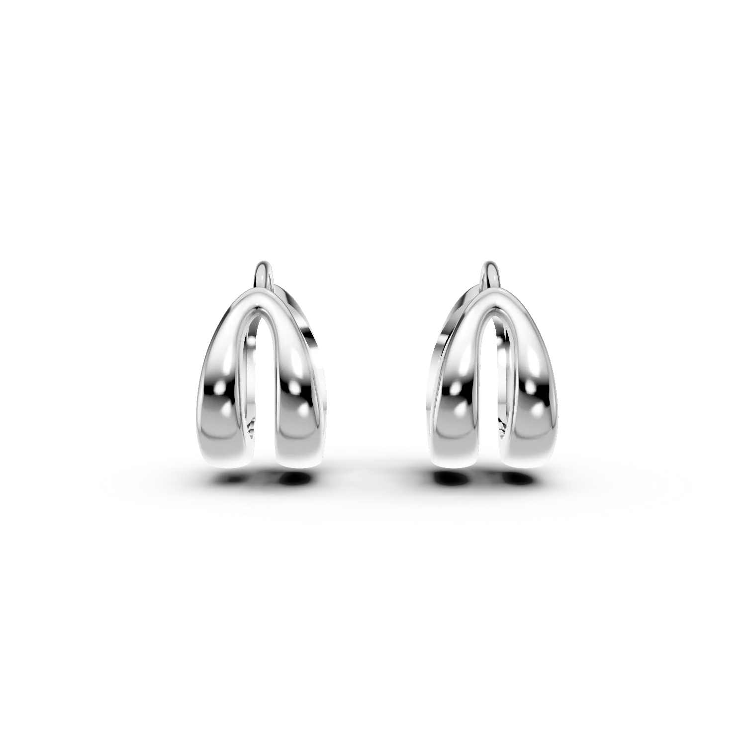 Cercei dubli din argint