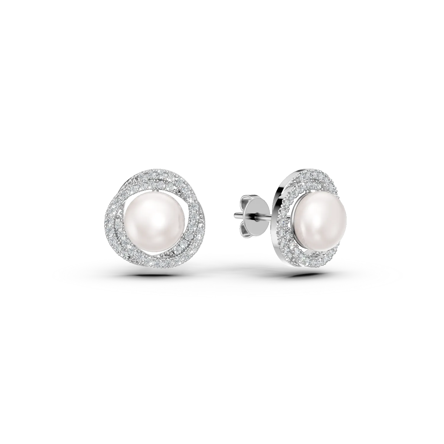 Cercei din argint cu zirconii si perle sintetice Apparel & Accessories > Jewelry > Earrings DAAR 2 Cercei din argint cu zirconii si perle sintetice Apparel & Accessories > Jewelry > Earrings DAAR 2