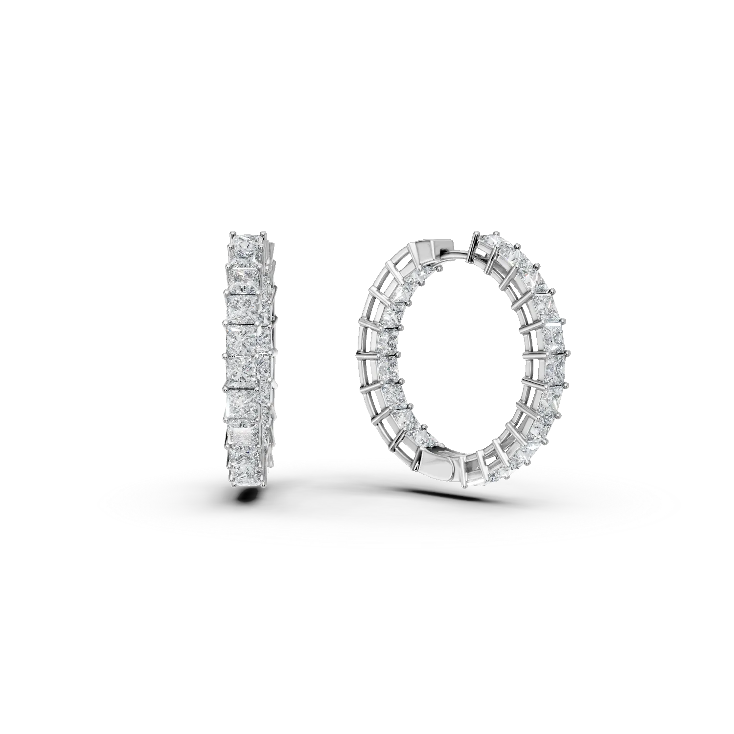 Cercei creole din argint cu zirconii Apparel & Accessories > Jewelry > Earrings DAAR 2 Cercei creole din argint cu zirconii Apparel & Accessories > Jewelry > Earrings DAAR 2