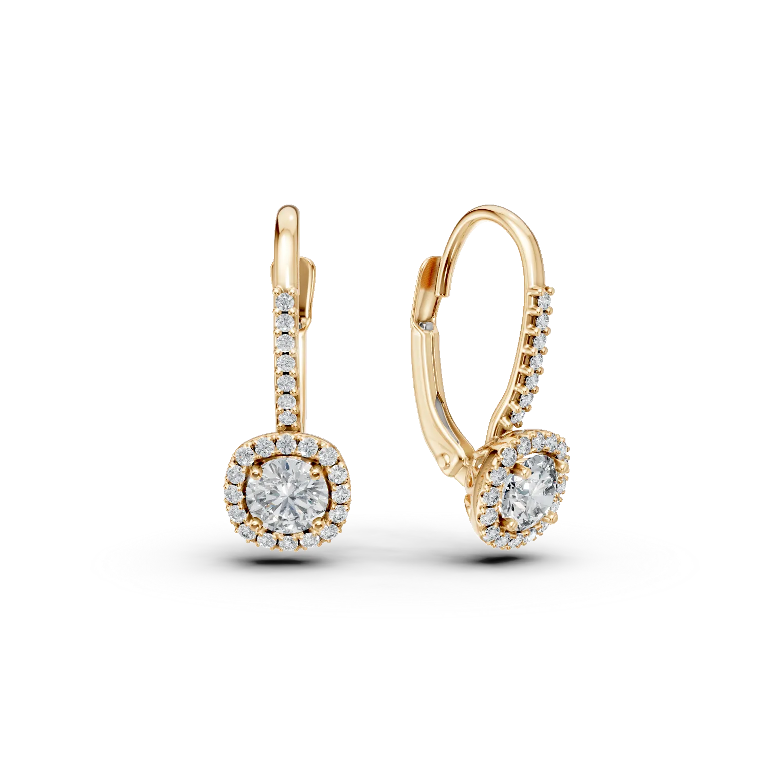 Cercei on-ear din aur galben cu zirconii Apparel & Accessories > Jewelry > Earrings DAAR 2 Cercei on-ear din aur galben cu zirconii Apparel & Accessories > Jewelry > Earrings DAAR 2