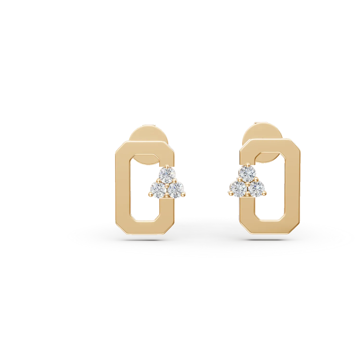 Cercei DAAR SPARK UP din aur galben