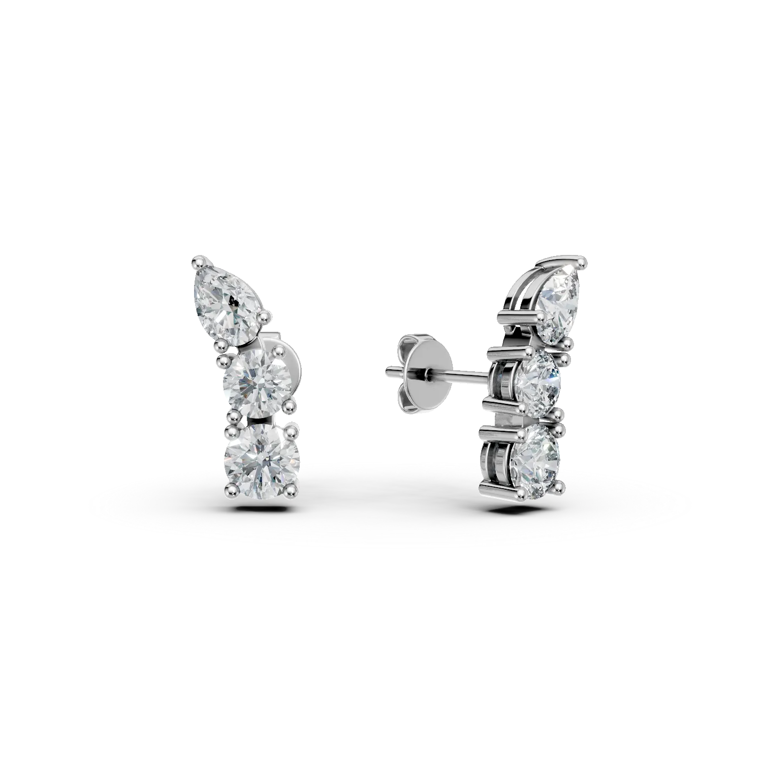 Cercei din aur alb cu diamante create in laborator de 0.6ct Apparel & Accessories > Jewelry > Earrings DAAR 2 Cercei din aur alb cu diamante create in laborator de 0.6ct Apparel & Accessories > Jewelry > Earrings DAAR 2