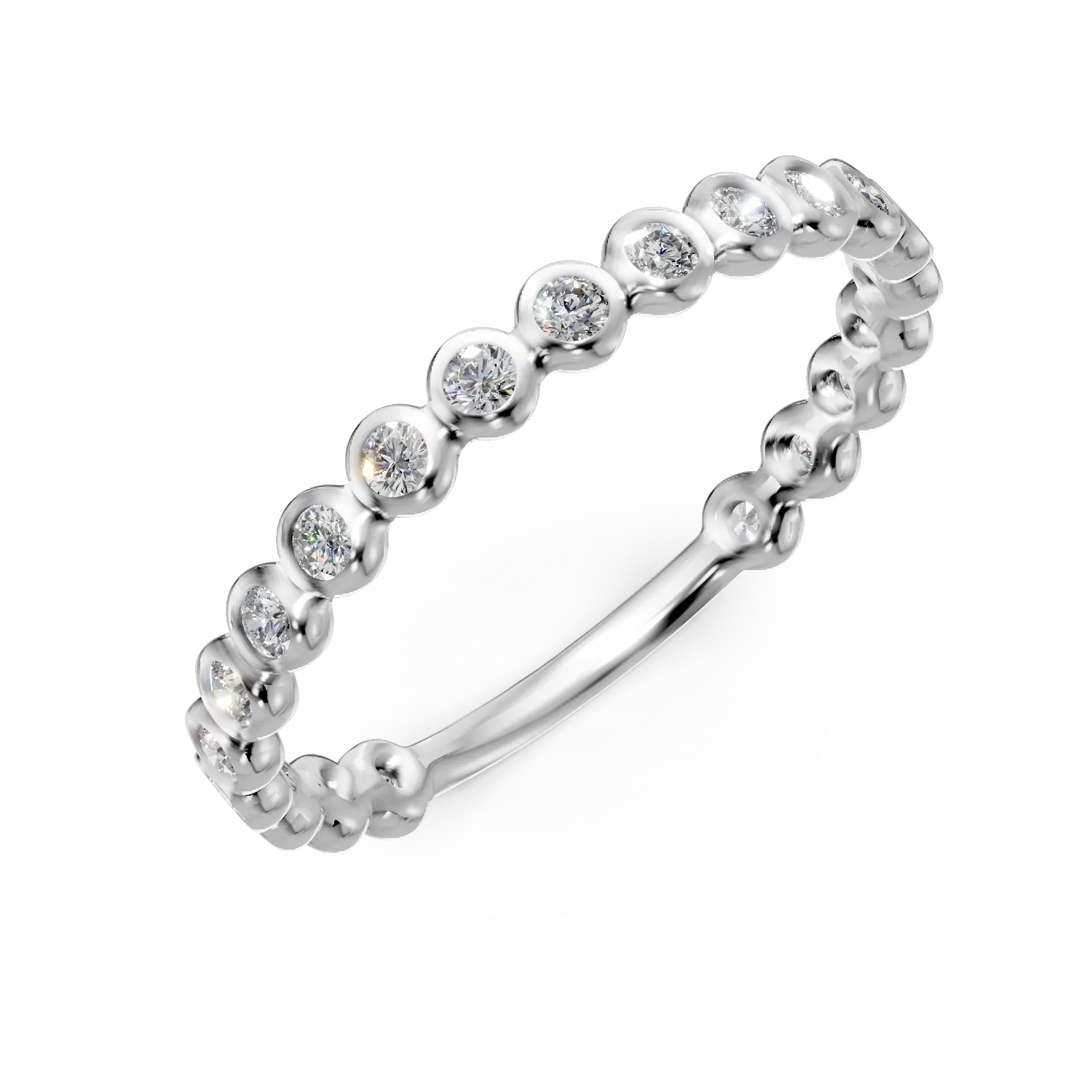Inel din aur alb cu zirconii Apparel & Accessories > Jewelry > Rings DAAR 2 Inel din aur alb cu zirconii Apparel & Accessories > Jewelry > Rings DAAR 2