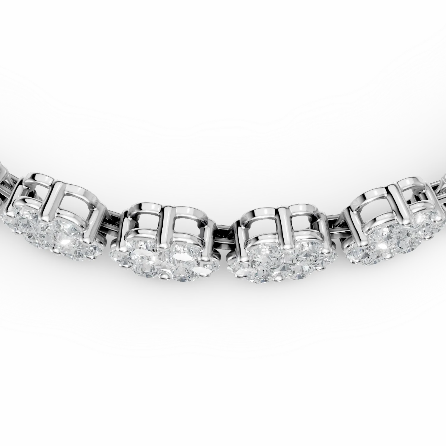 Bratara tennis din argint cu zirconii - imagine 3