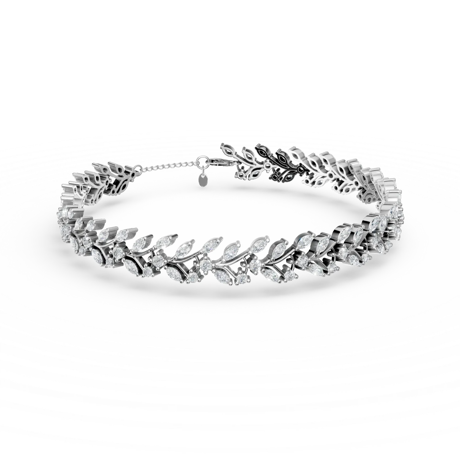 Bratara din argint cu zirconii