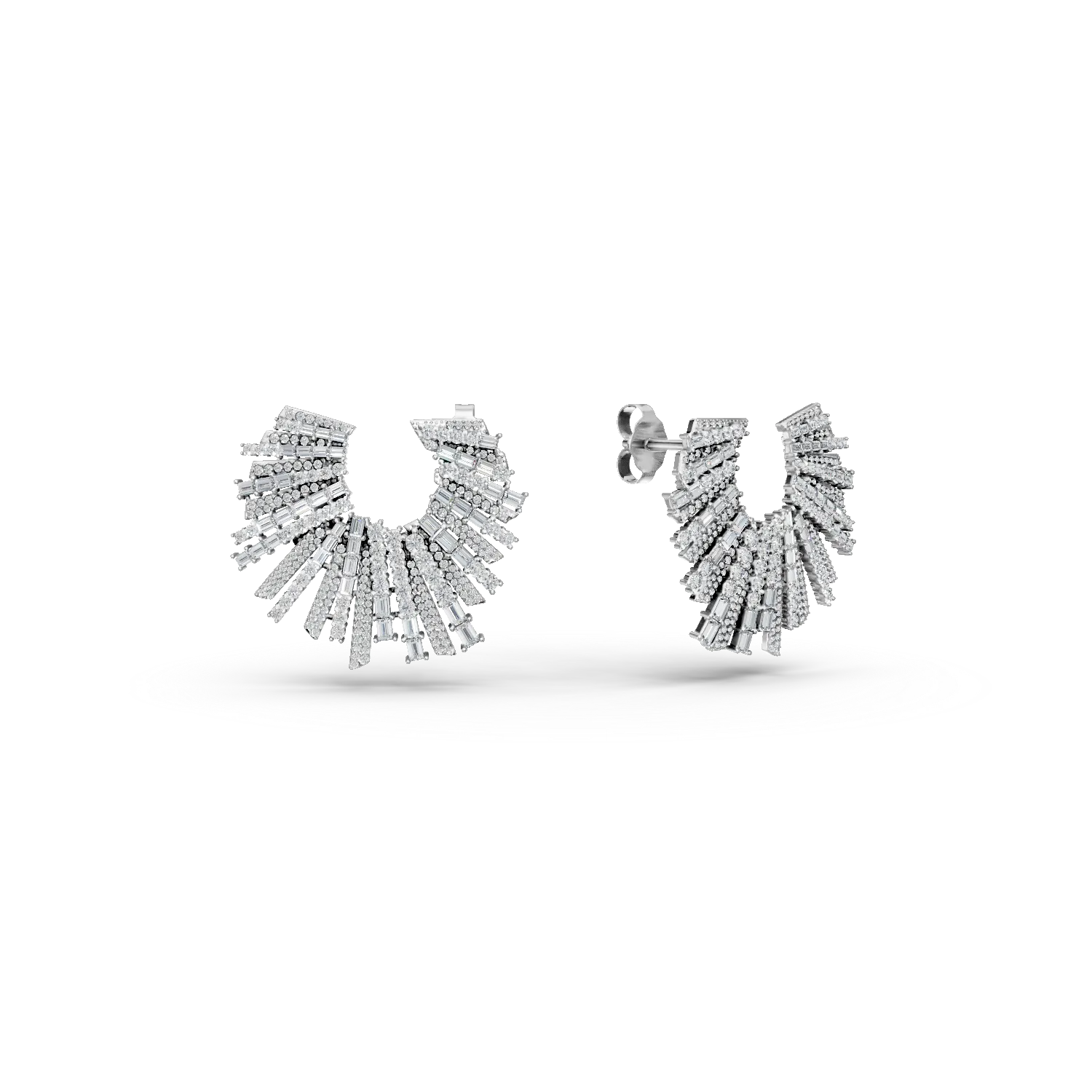 Cercei cu surub din argint cu zirconii Apparel & Accessories > Jewelry > Earrings DAAR 2 Cercei cu surub din argint cu zirconii Apparel & Accessories > Jewelry > Earrings DAAR 2