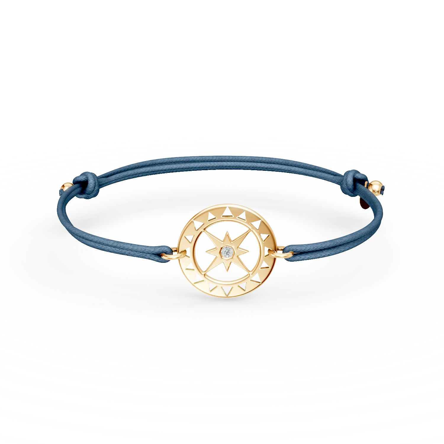 Bratara cu snur si pandantiv din aur galben cu diamant de 0.005ct Apparel & Accessories > Jewelry > Bracelets DAAR 2 Bratara cu snur si pandantiv din aur galben cu diamant de 0.005ct Apparel & Accessories > Jewelry > Bracelets DAAR 2