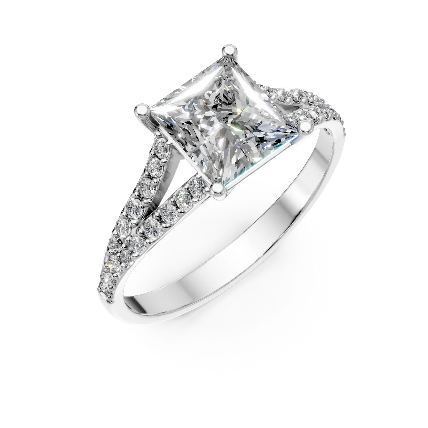 Inel de logodna din aur alb cu zirconii Apparel & Accessories > Jewelry > Rings DAAR 2 Inel de logodna din aur alb cu zirconii Apparel & Accessories > Jewelry > Rings DAAR 2