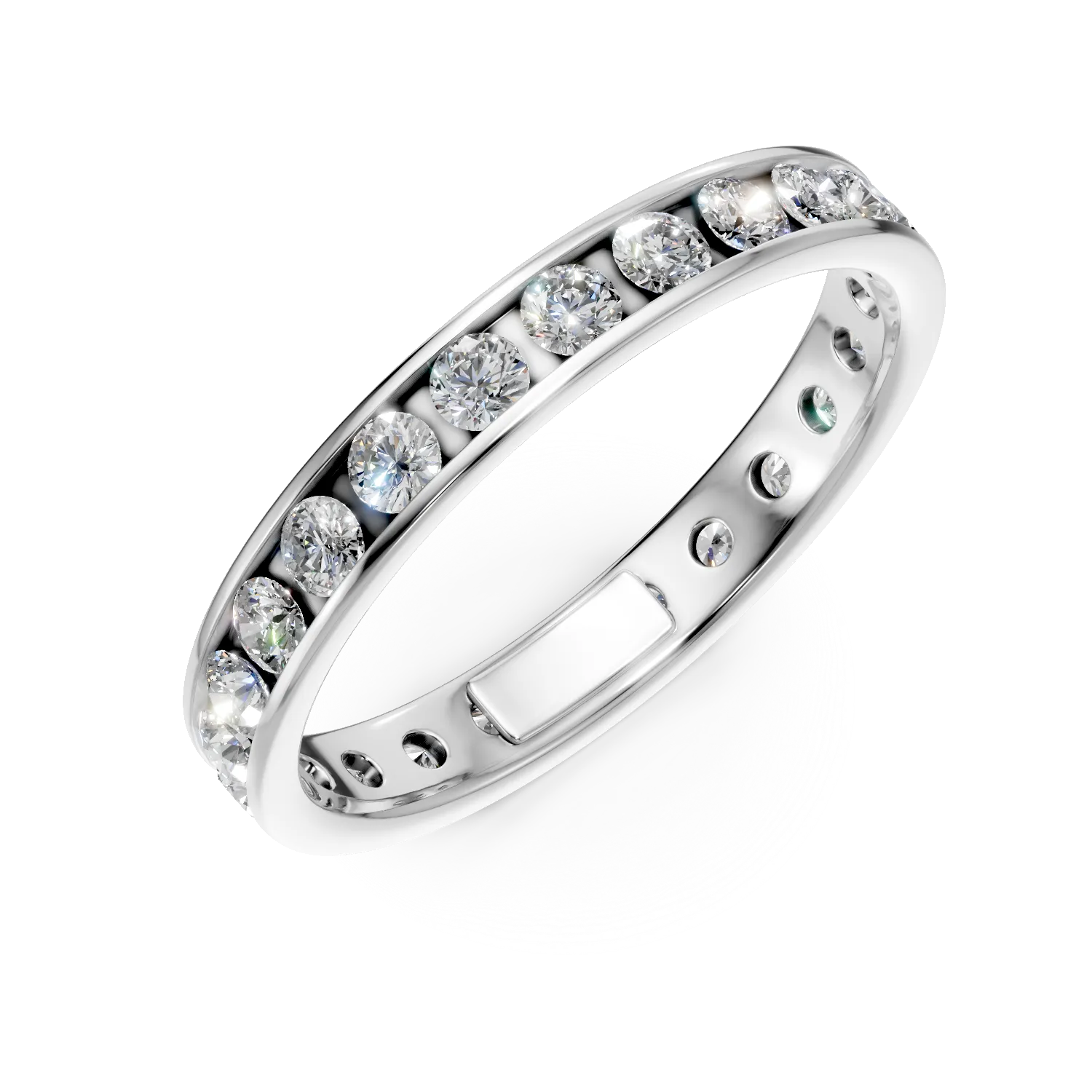 Inel eternity din aur alb cu zirconii Apparel & Accessories > Jewelry > Rings DAAR 2 Inel eternity din aur alb cu zirconii Apparel & Accessories > Jewelry > Rings DAAR 2