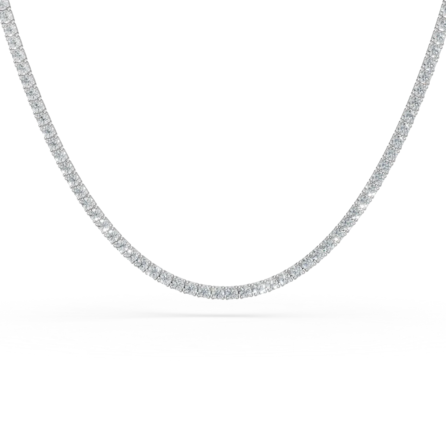 Colier tennis din argint cu zirconii