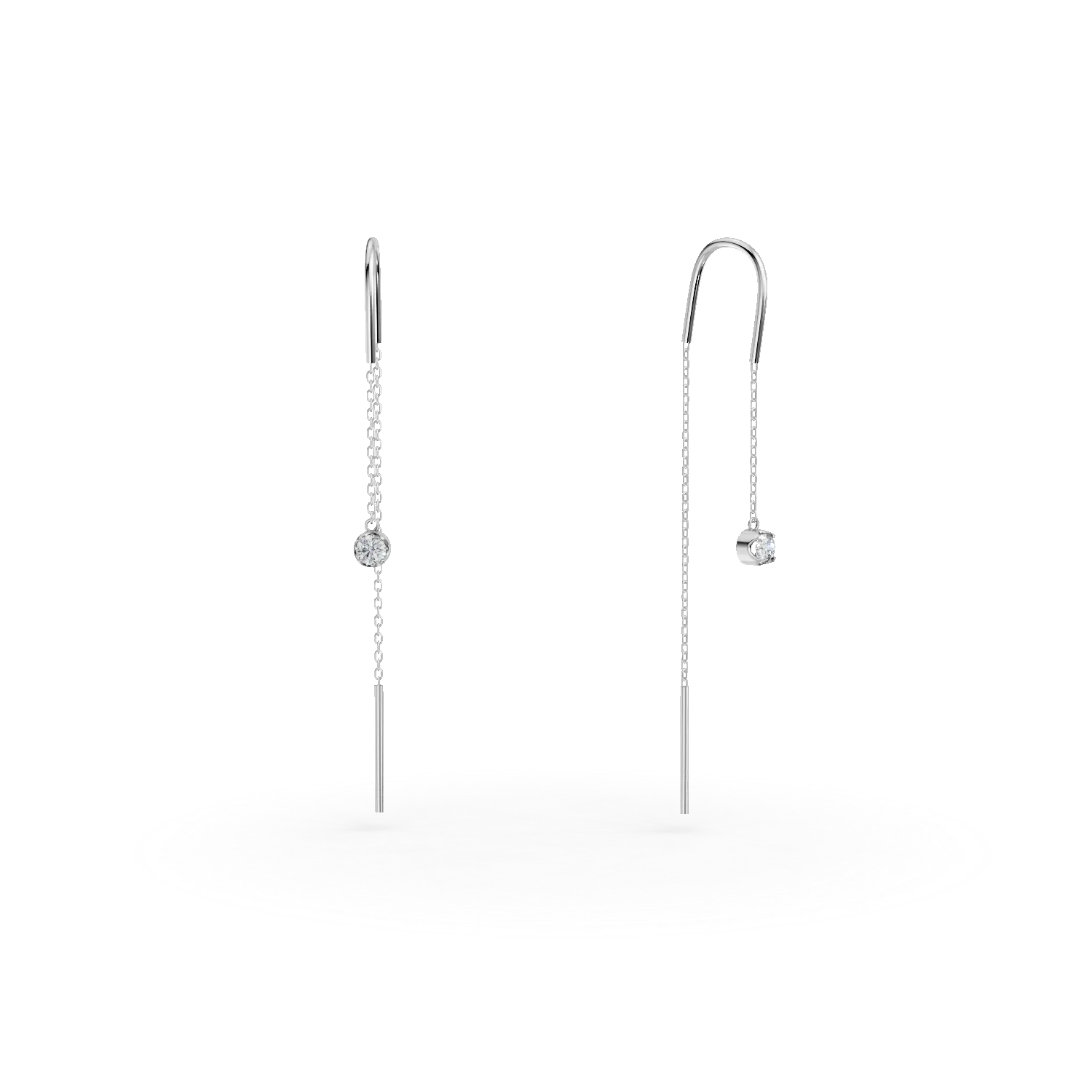 Cercei lungi din aur alb cu diamante de 0.1ct create in laborator Apparel & Accessories > Jewelry > Earrings DAAR 2 Cercei lungi din aur alb cu diamante de 0.1ct create in laborator Apparel & Accessories > Jewelry > Earrings DAAR 2