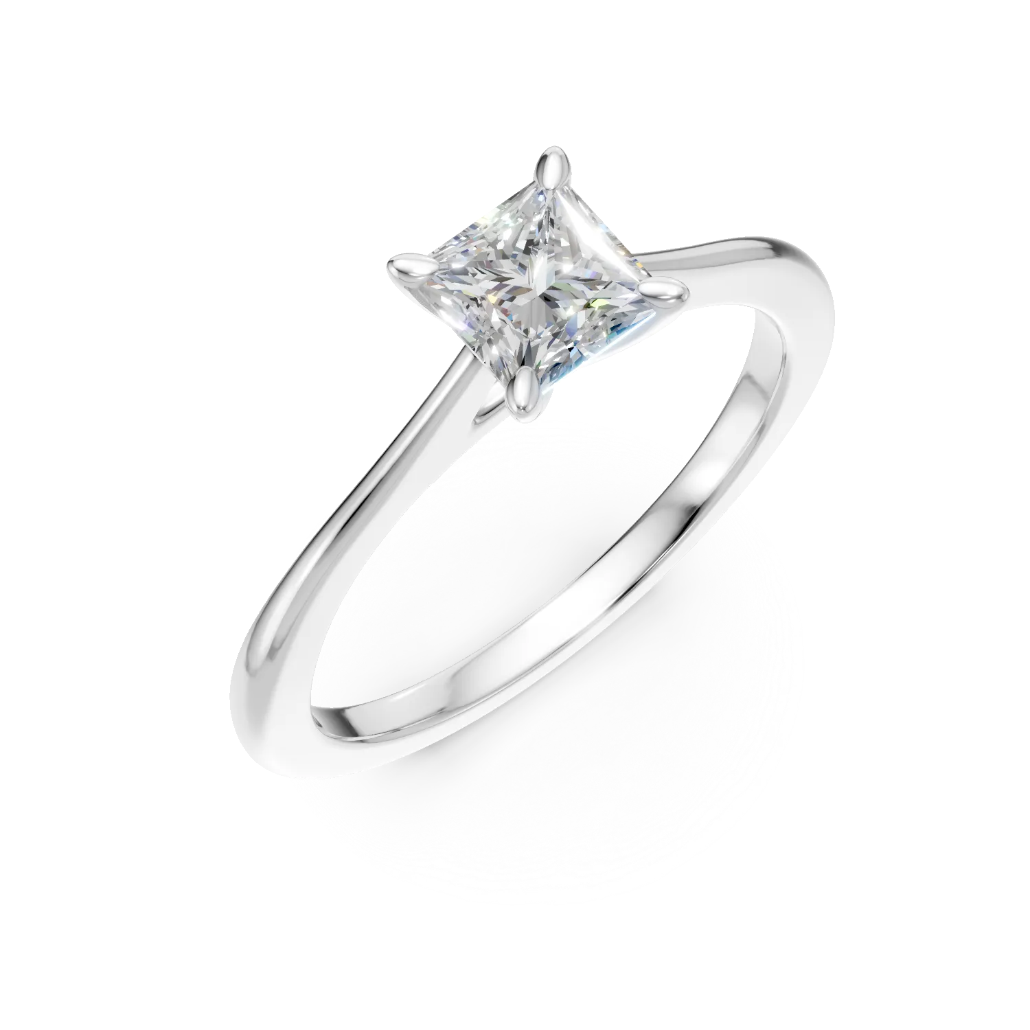 Inel de logodna din aur alb cu diamant de 0.5ct creat in laborator Apparel & Accessories > Jewelry > Rings DAAR 2 Inel de logodna din aur alb cu diamant de 0.5ct creat in laborator Apparel & Accessories > Jewelry > Rings DAAR 2