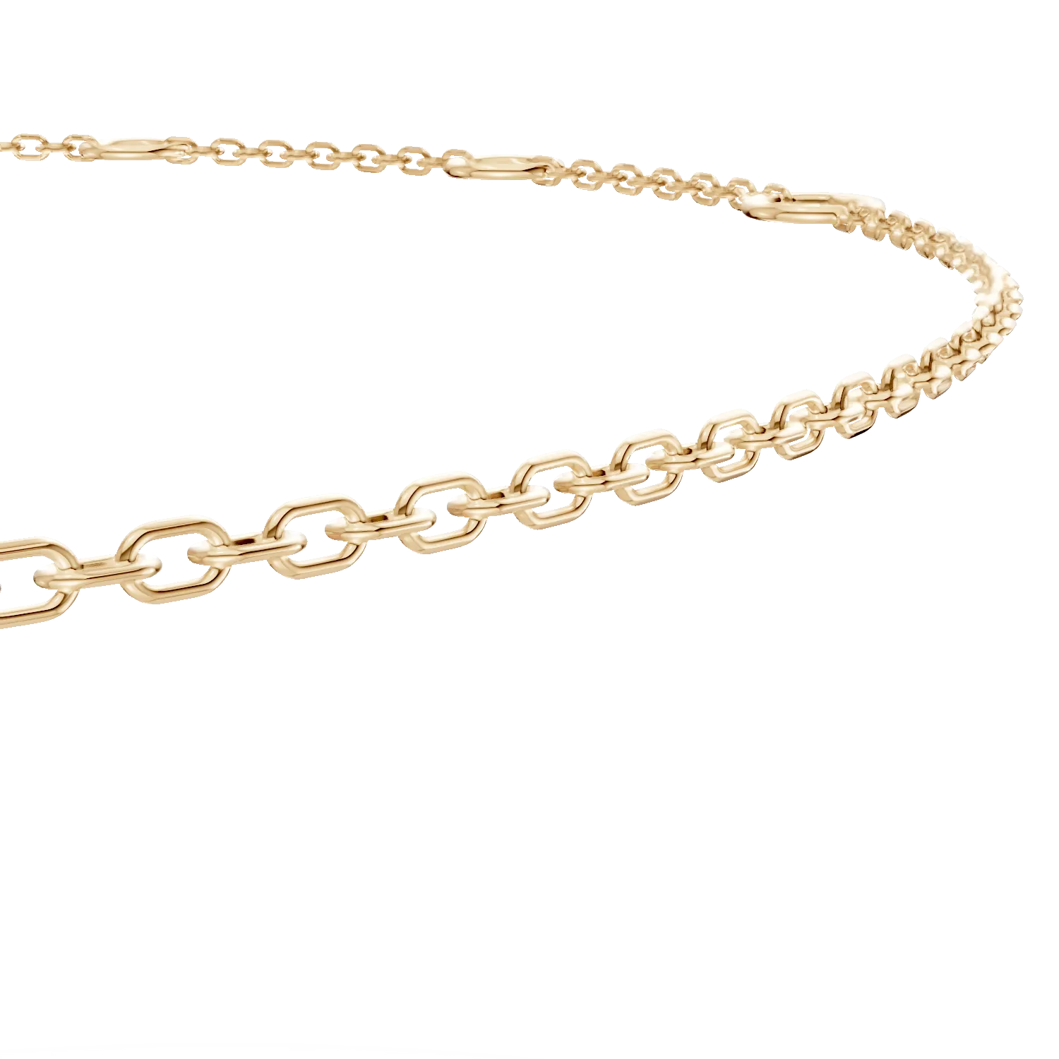 Bratara de mana si picior cu stelute din aur galben cu diamante de 0.04ct create in laborator