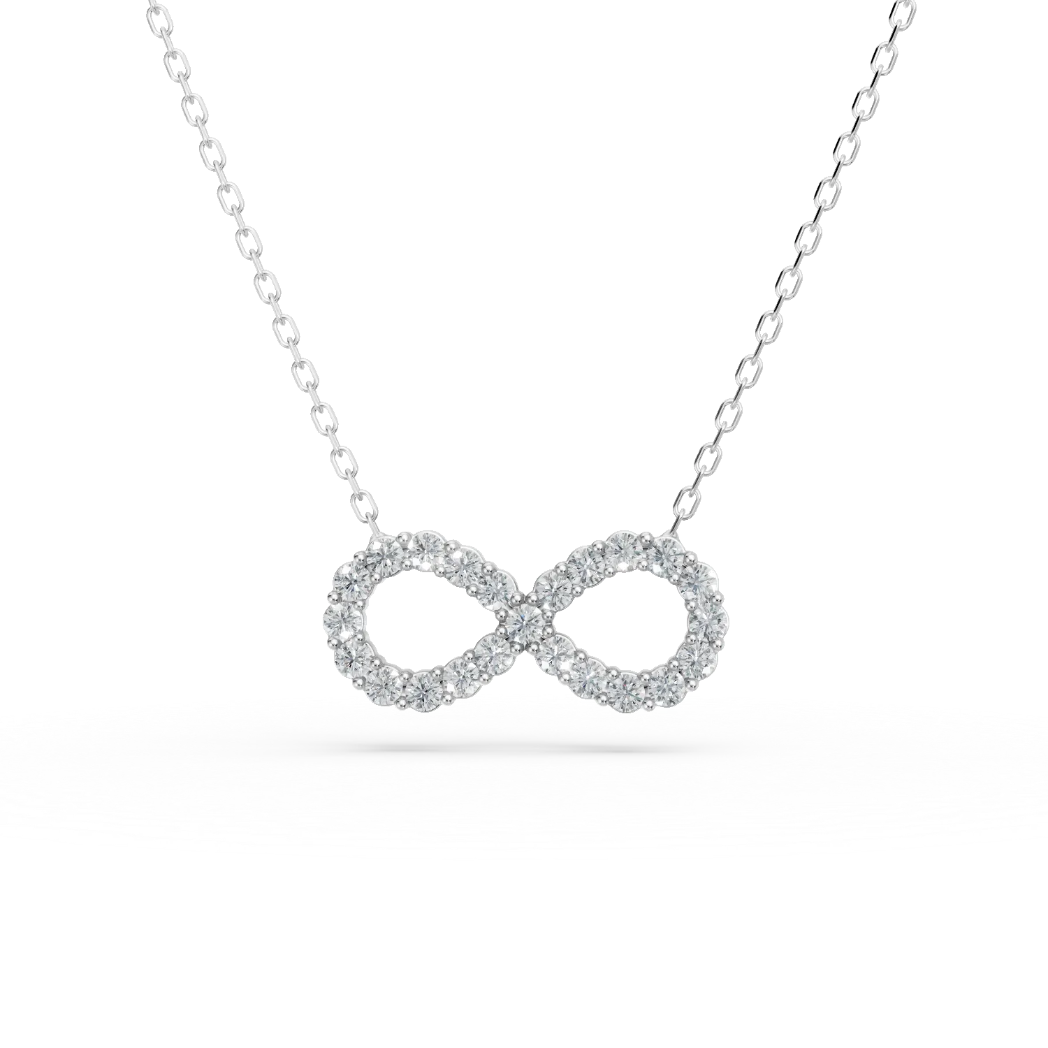 Lant cu pandantiv infinit din argint cu zirconii Apparel & Accessories > Jewelry > Necklaces DAAR 2 Lant cu pandantiv infinit din argint cu zirconii Apparel & Accessories > Jewelry > Necklaces DAAR 2