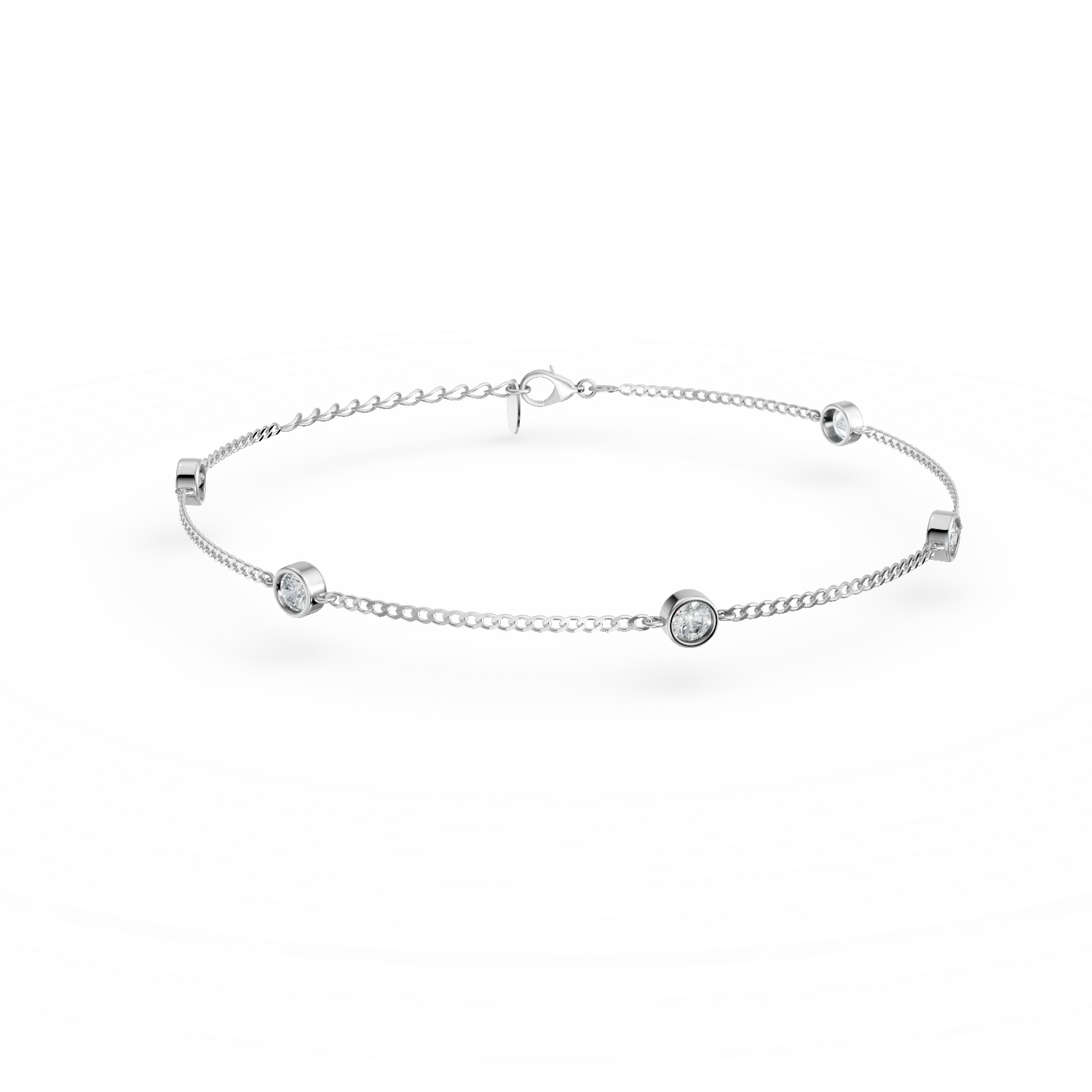 Bratara din argint cu zirconii