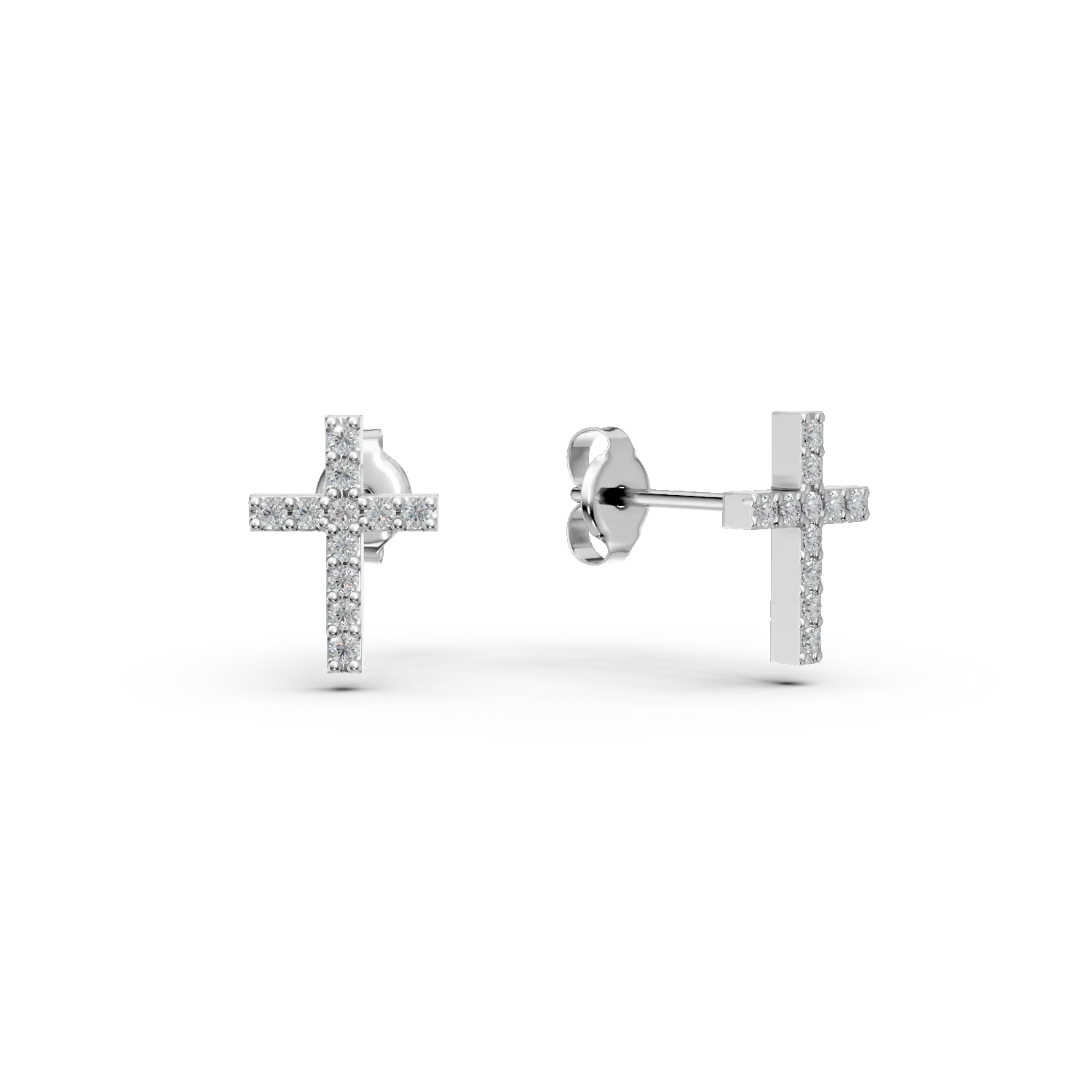 Cercei cruciulite din argint cu zirconii Apparel & Accessories > Jewelry > Earrings DAAR 2 Cercei cruciulite din argint cu zirconii Apparel & Accessories > Jewelry > Earrings DAAR 2