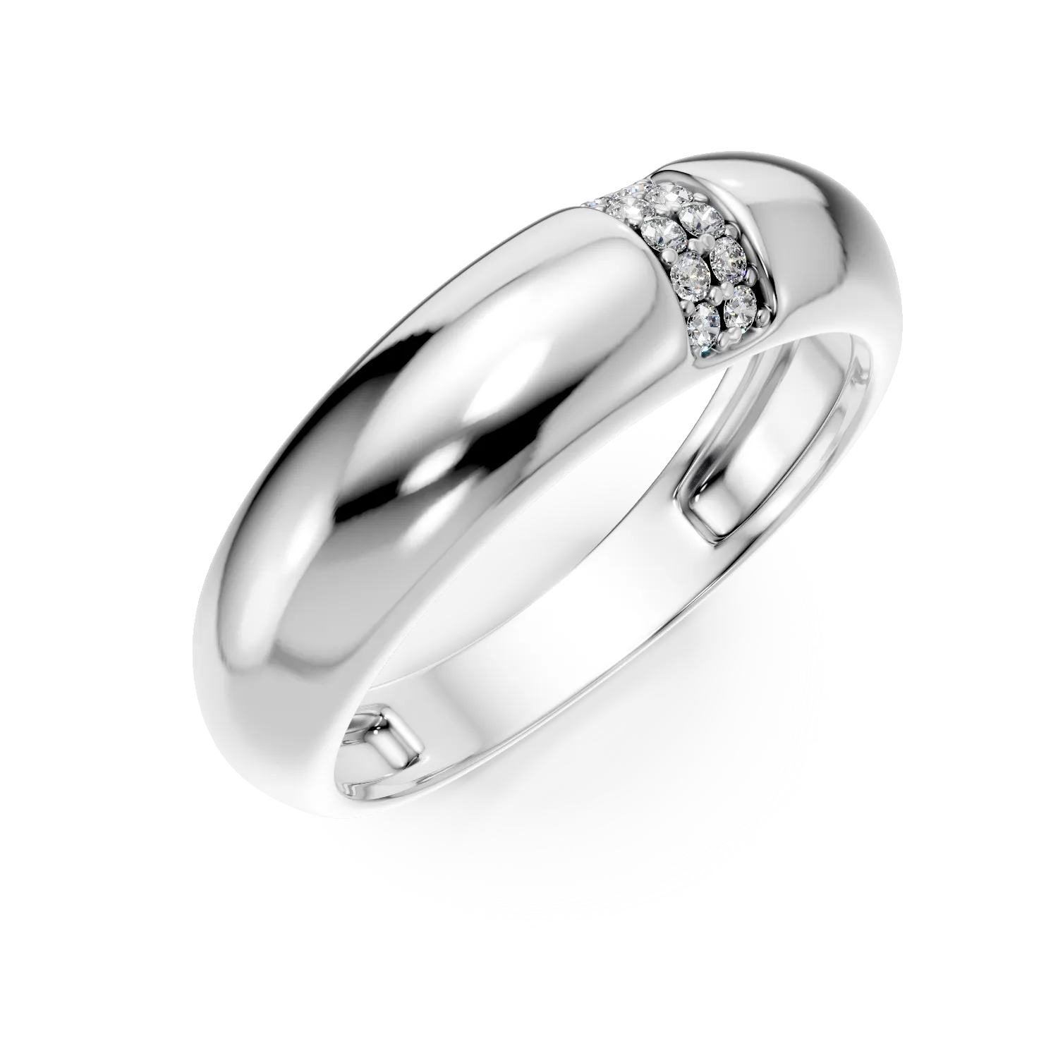 Inel din argint cu zirconii