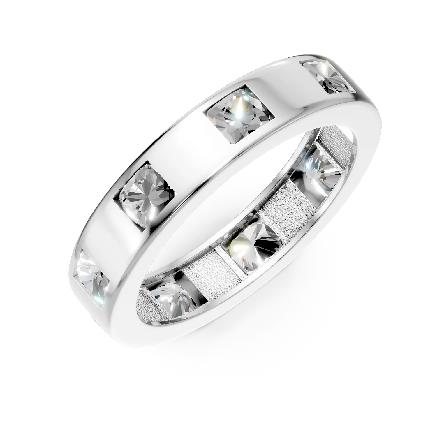 Inel din argint cu zirconii